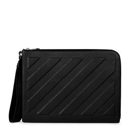 Off White Diagonal Pouch