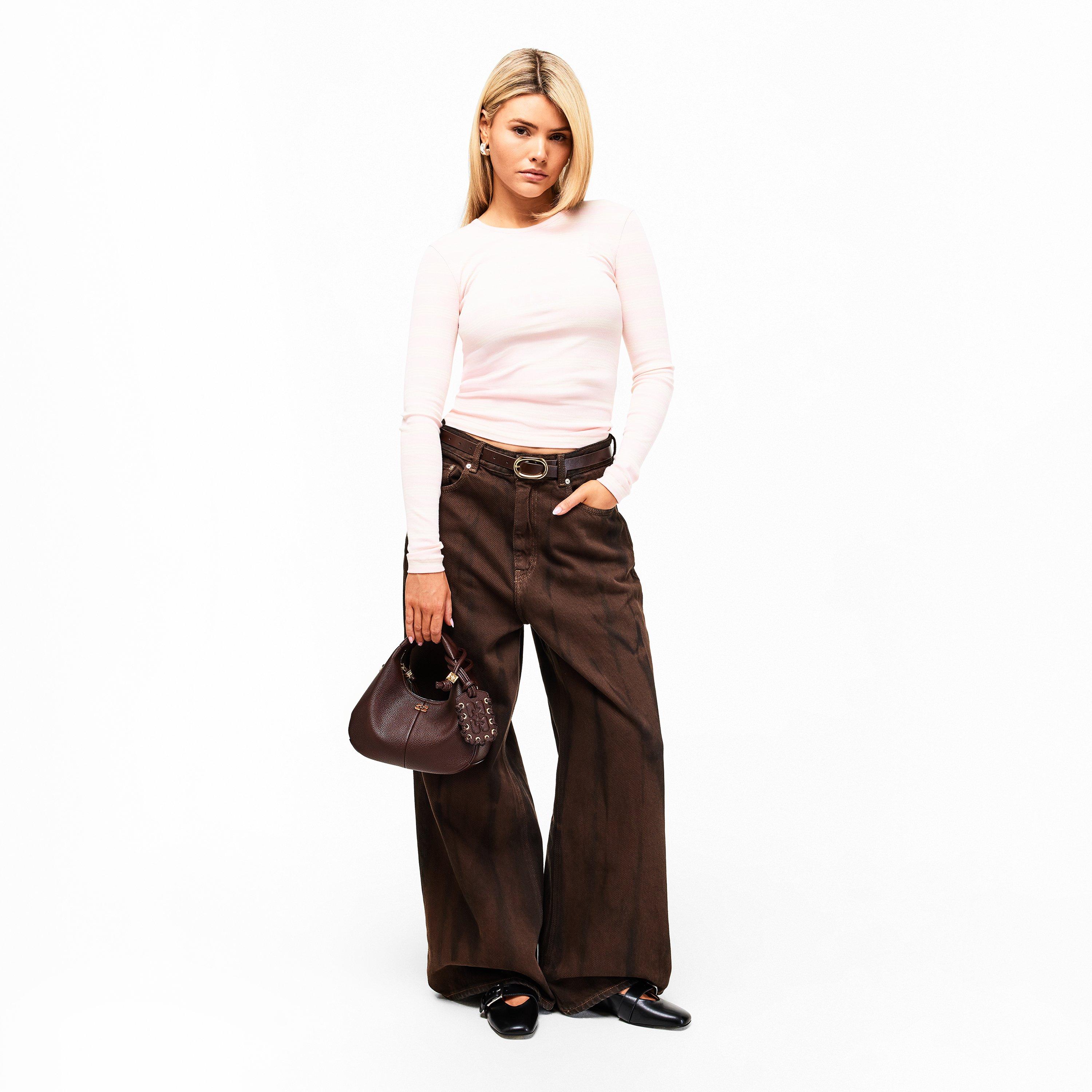 Chicory Coffee - Ganni - Ganni Hobo Mini Grn Ld62 - 6