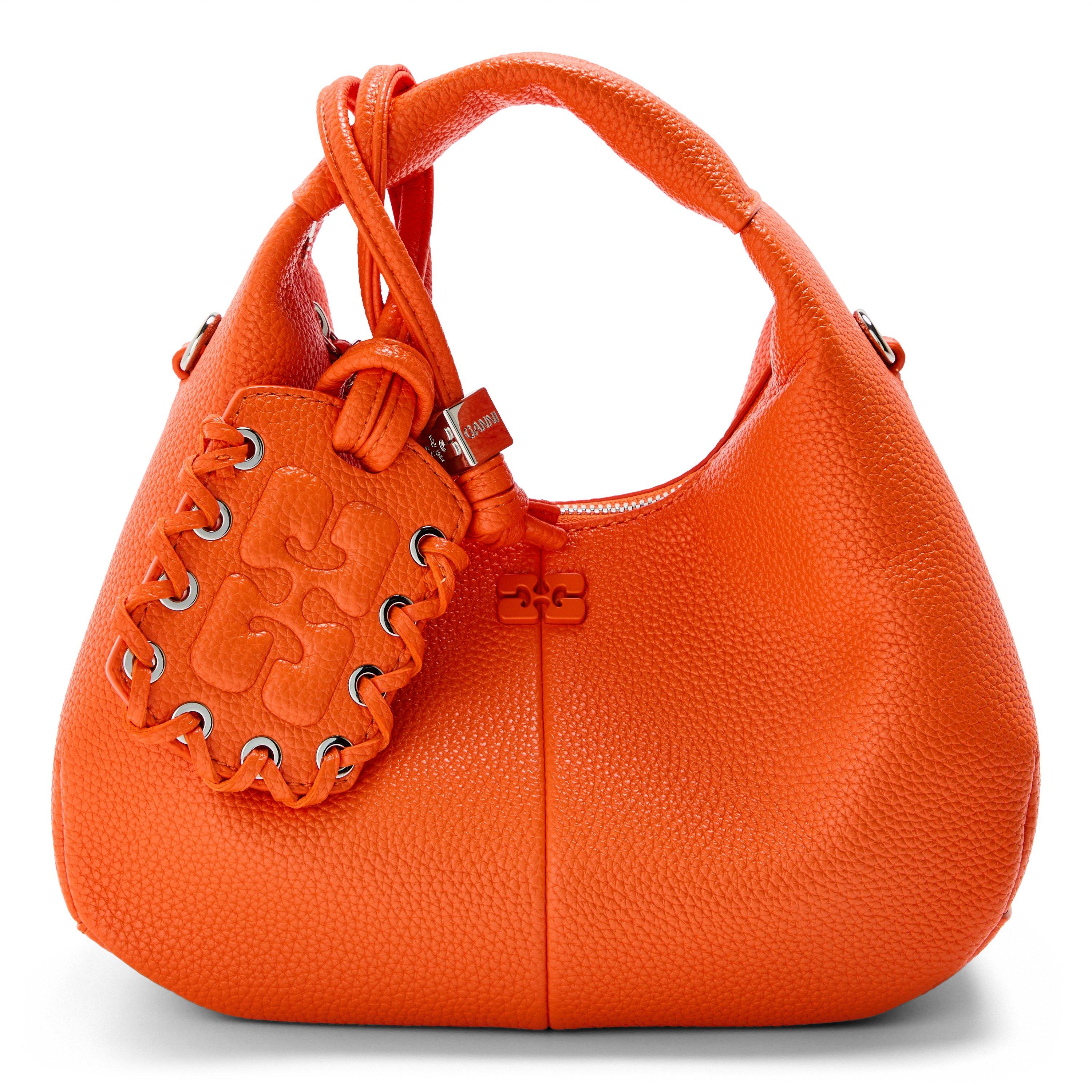 Ganni Women's Hobo Mini Bag - Russet Orange