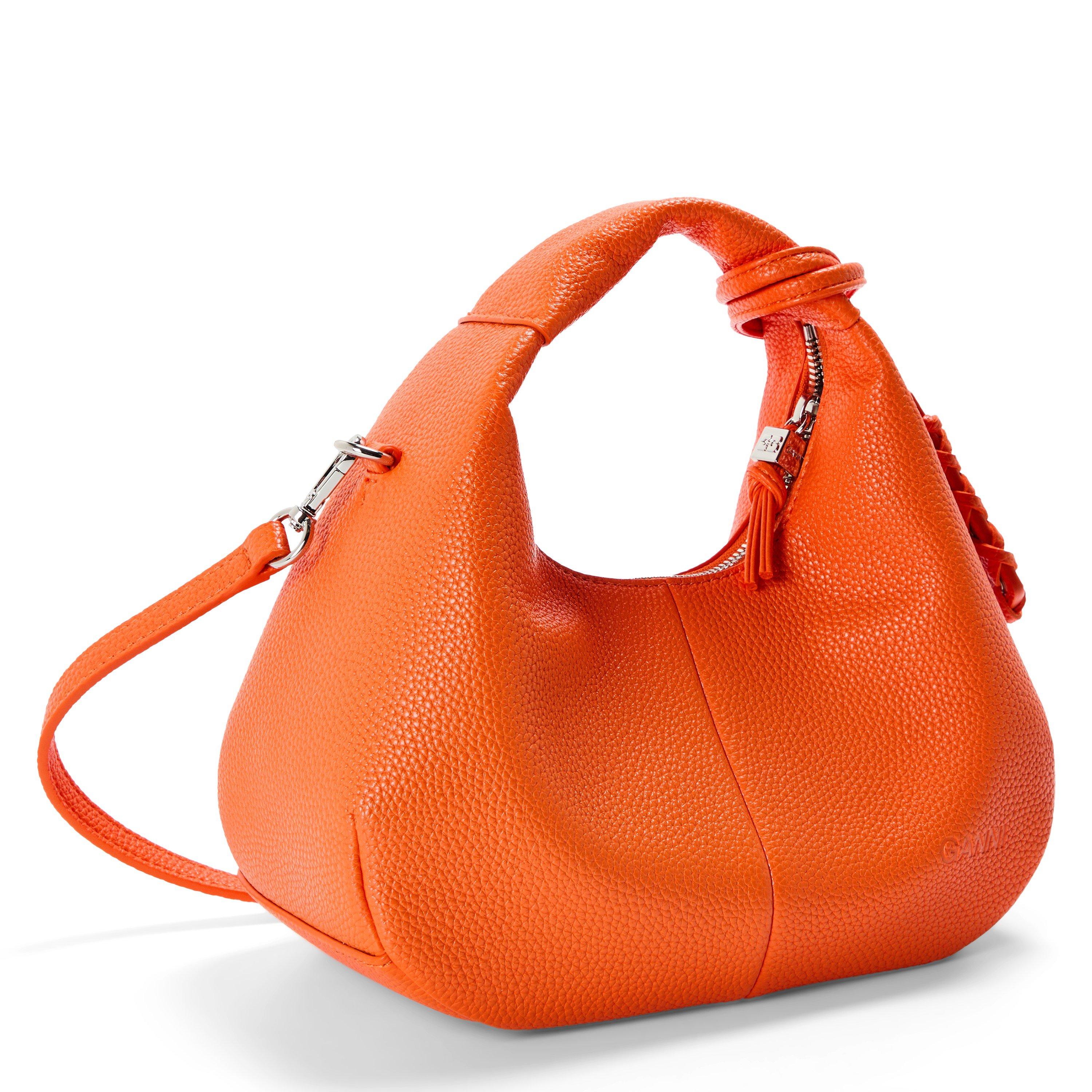 Russet Orange - Ganni - Women's Hobo Mini Bag - 2