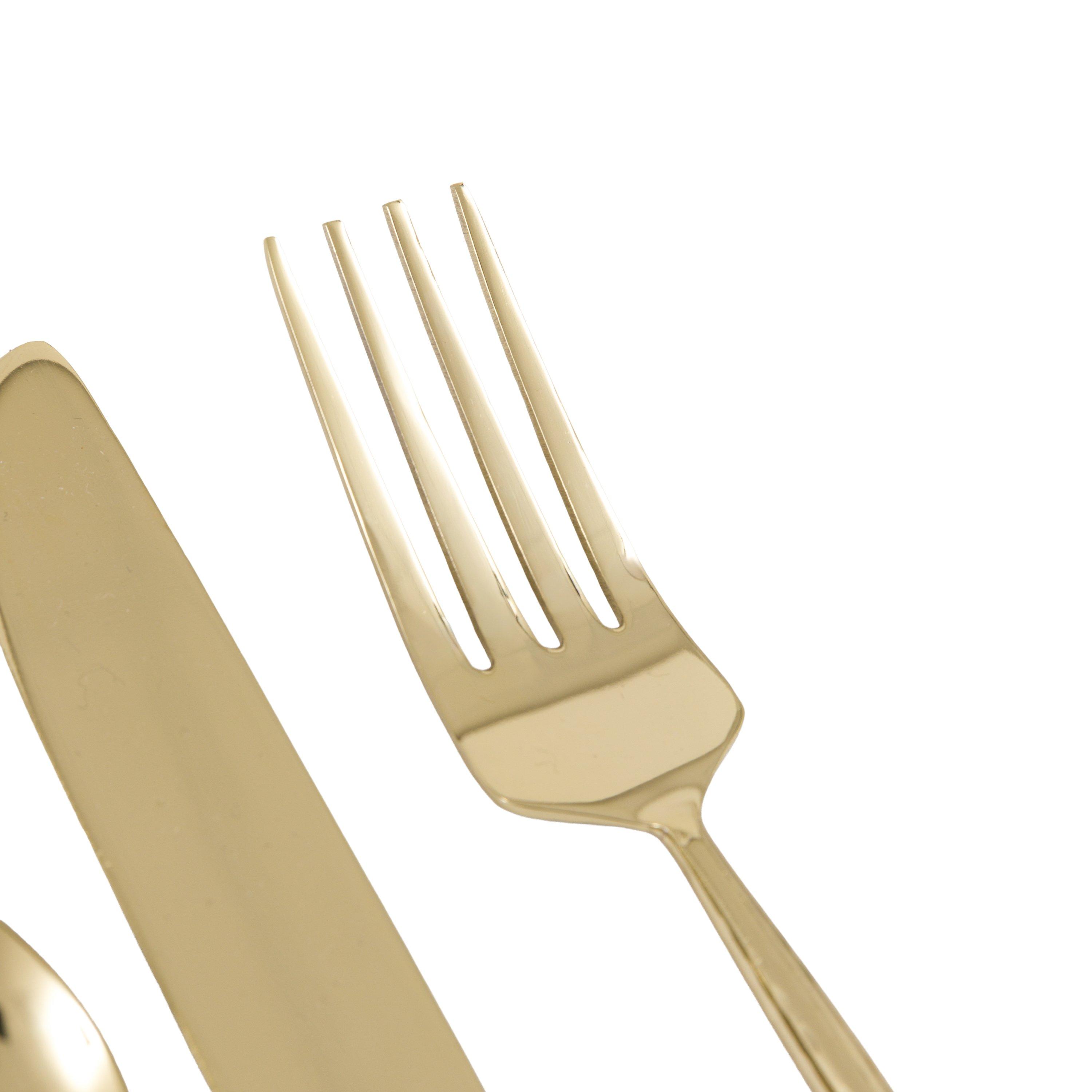 Gold - Gallery - Alora Cutlery Gold Set of 16 - 4