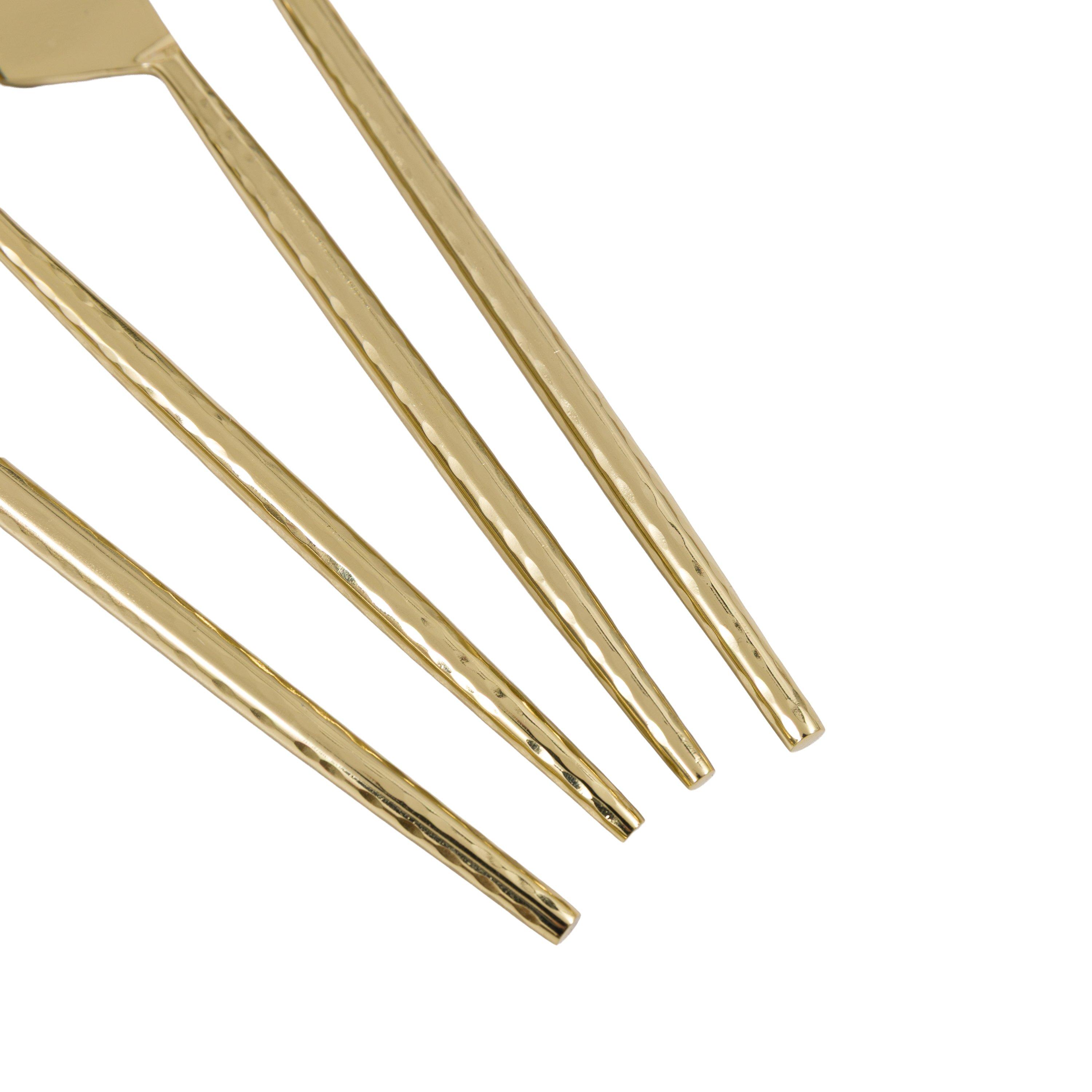 Gold - Gallery - Alora Cutlery Gold Set of 16 - 5