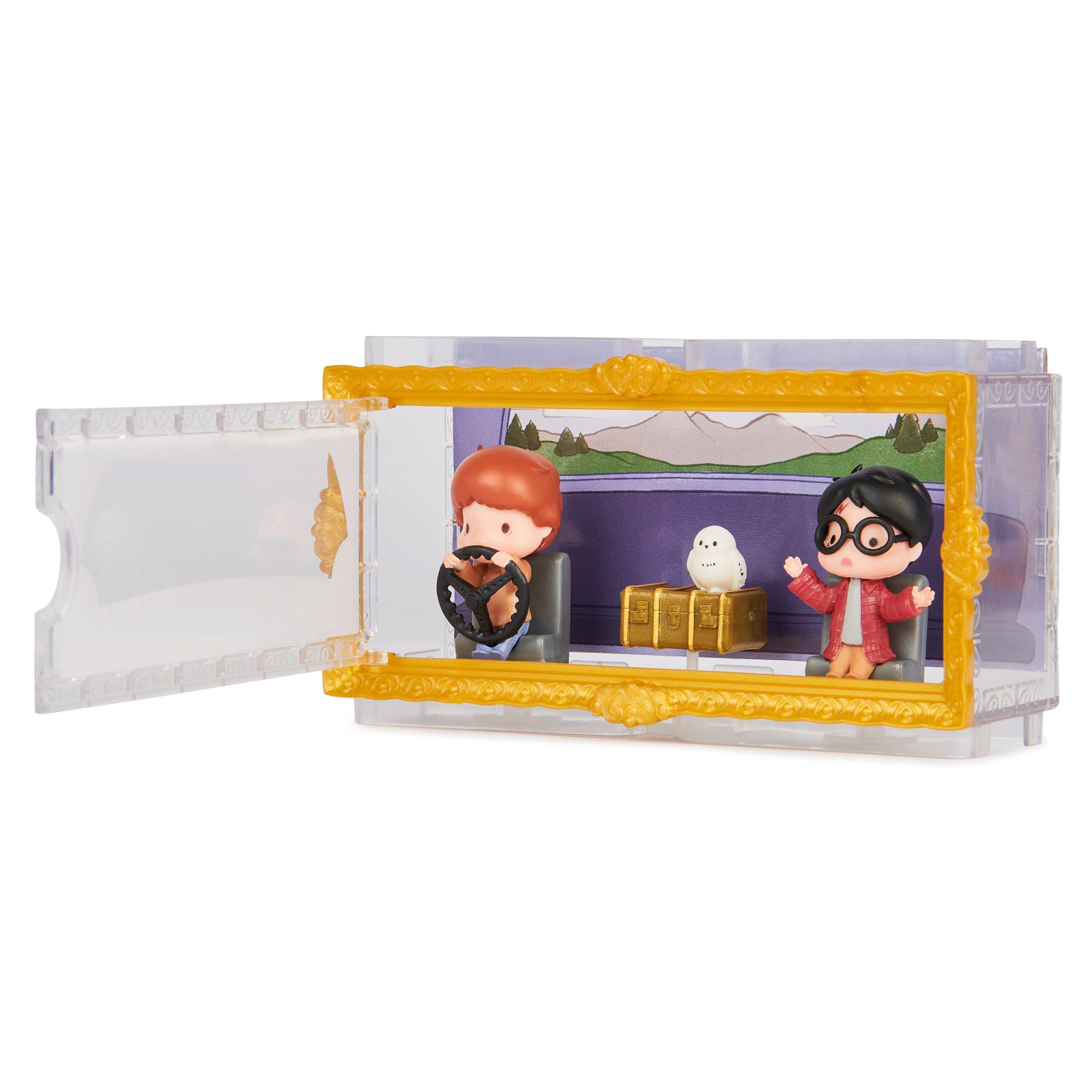Harry & Ron - Harry Potter - Micro Magical Moments Flying Car Figure Set - 5
