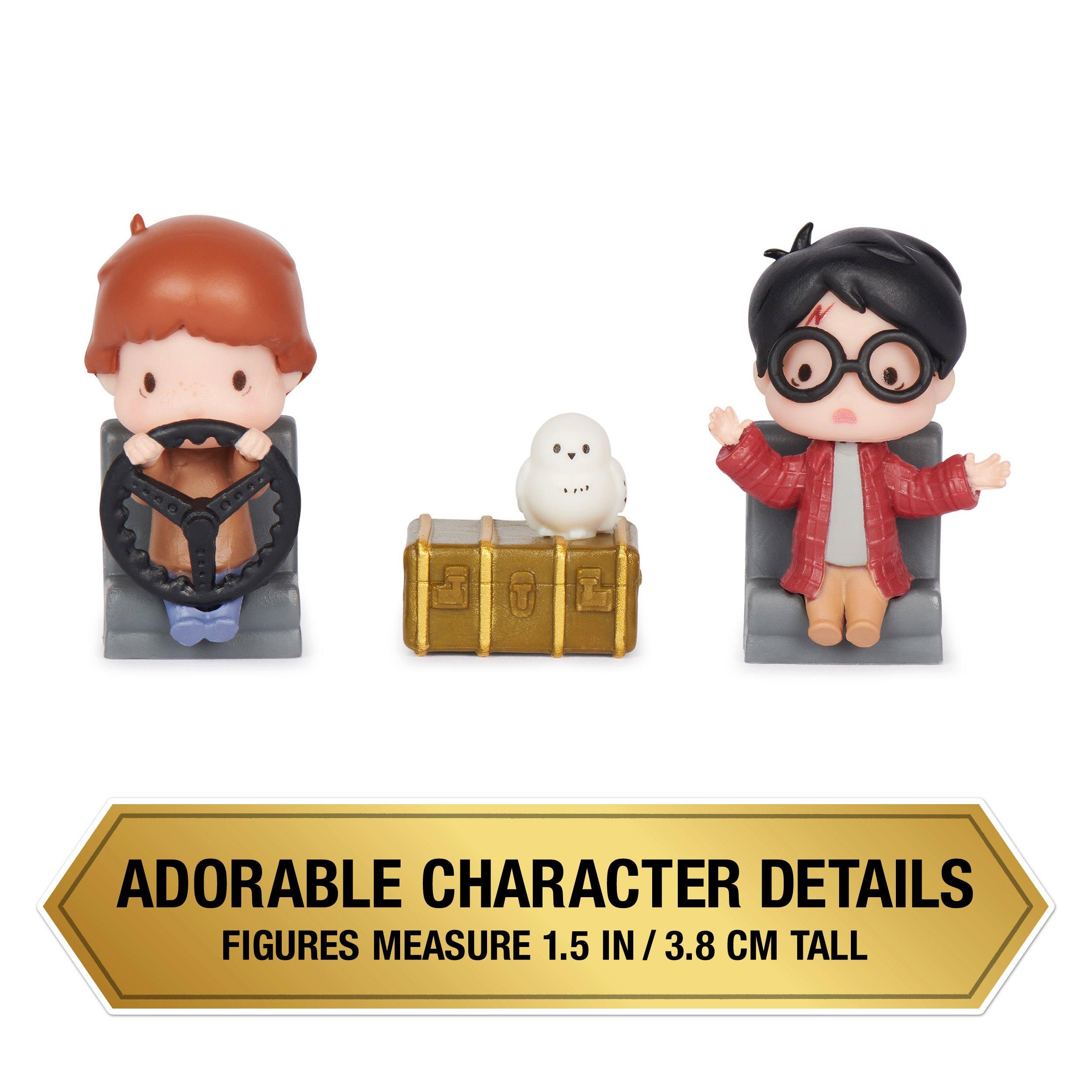 Harry & Ron - Harry Potter - Micro Magical Moments Flying Car Figure Set - 6
