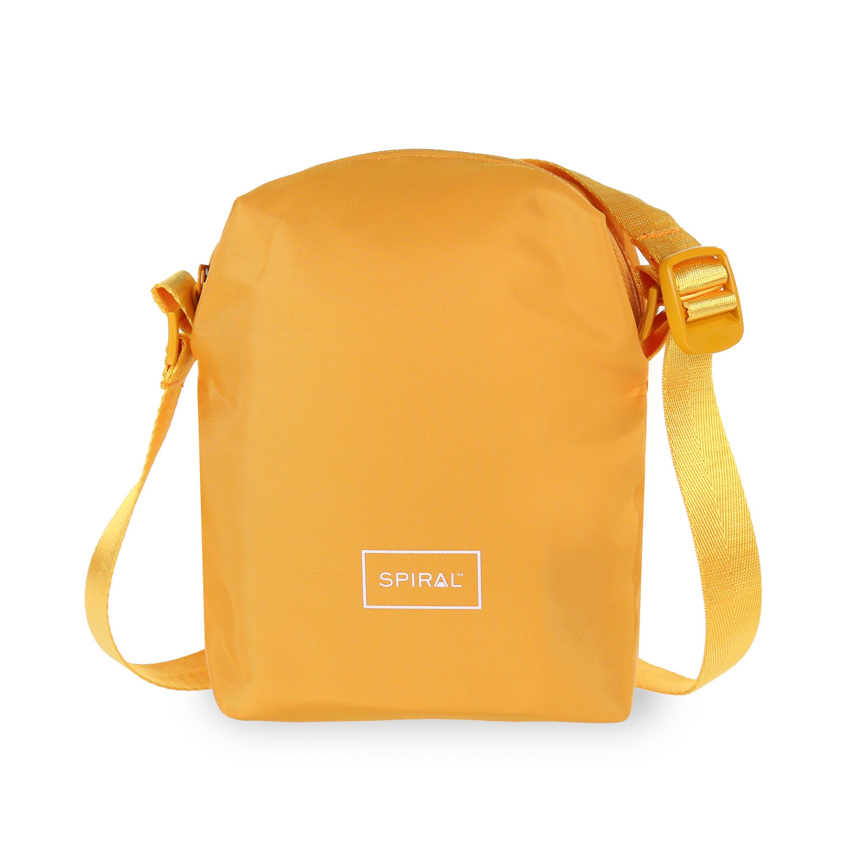 Spiral Women's Crossbody Bag - Mustard