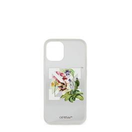 Off White iPhone 12 mini Floral Phone Case