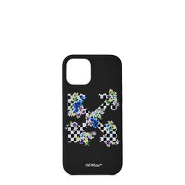 Off White iPhone 12pro max Floral Phone Case