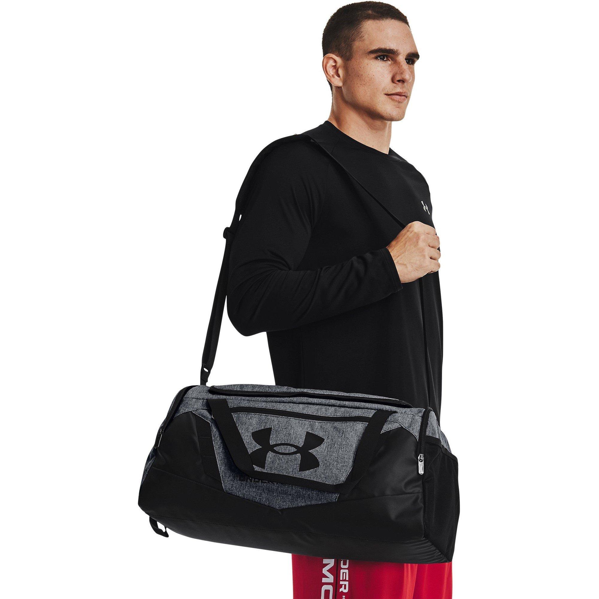 Grey Heather - Under Armour - Undeniable 5.0 Small Duffle Bag - 3