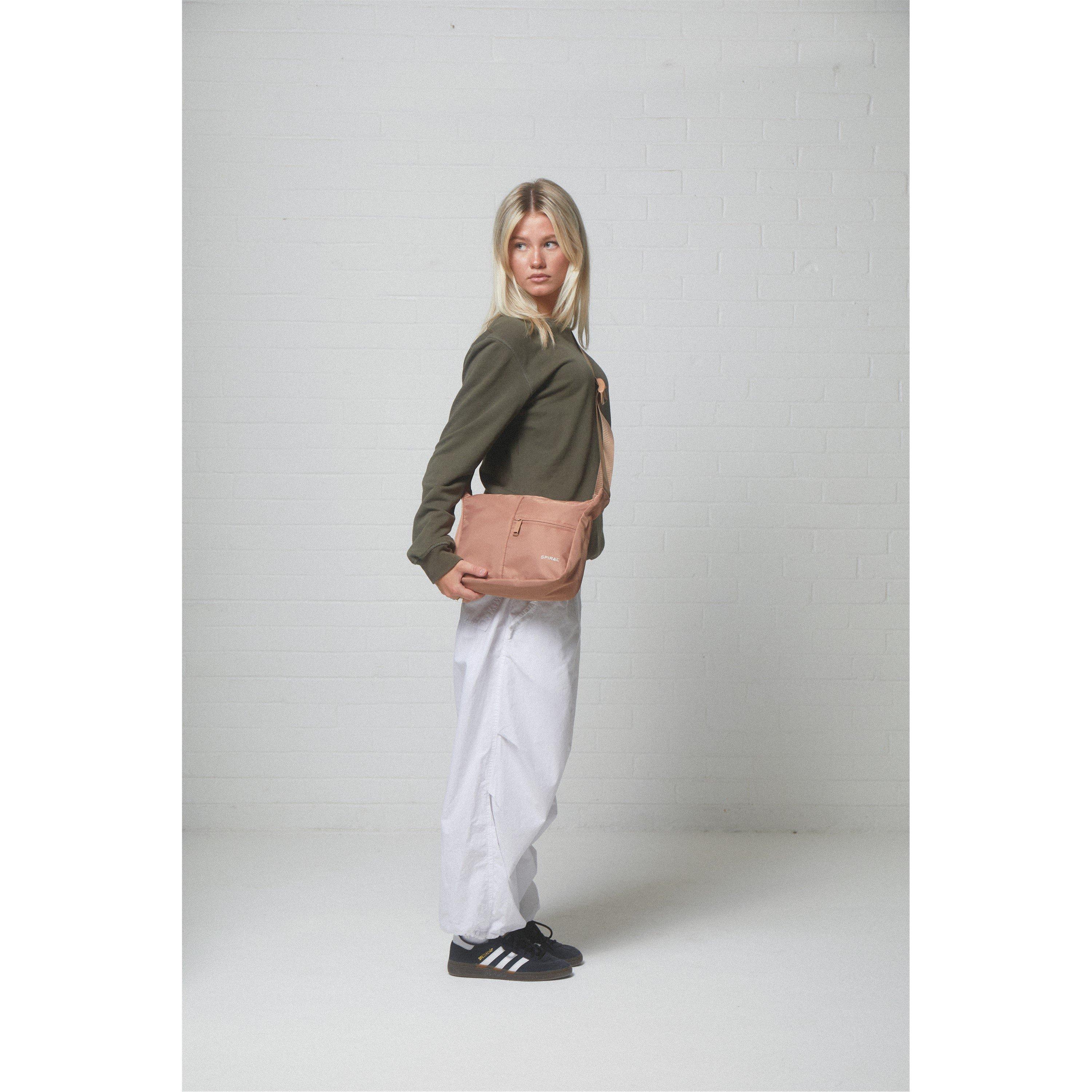 Sand - Spiral - Women's Cali Satchel Crossbody Bag - 3