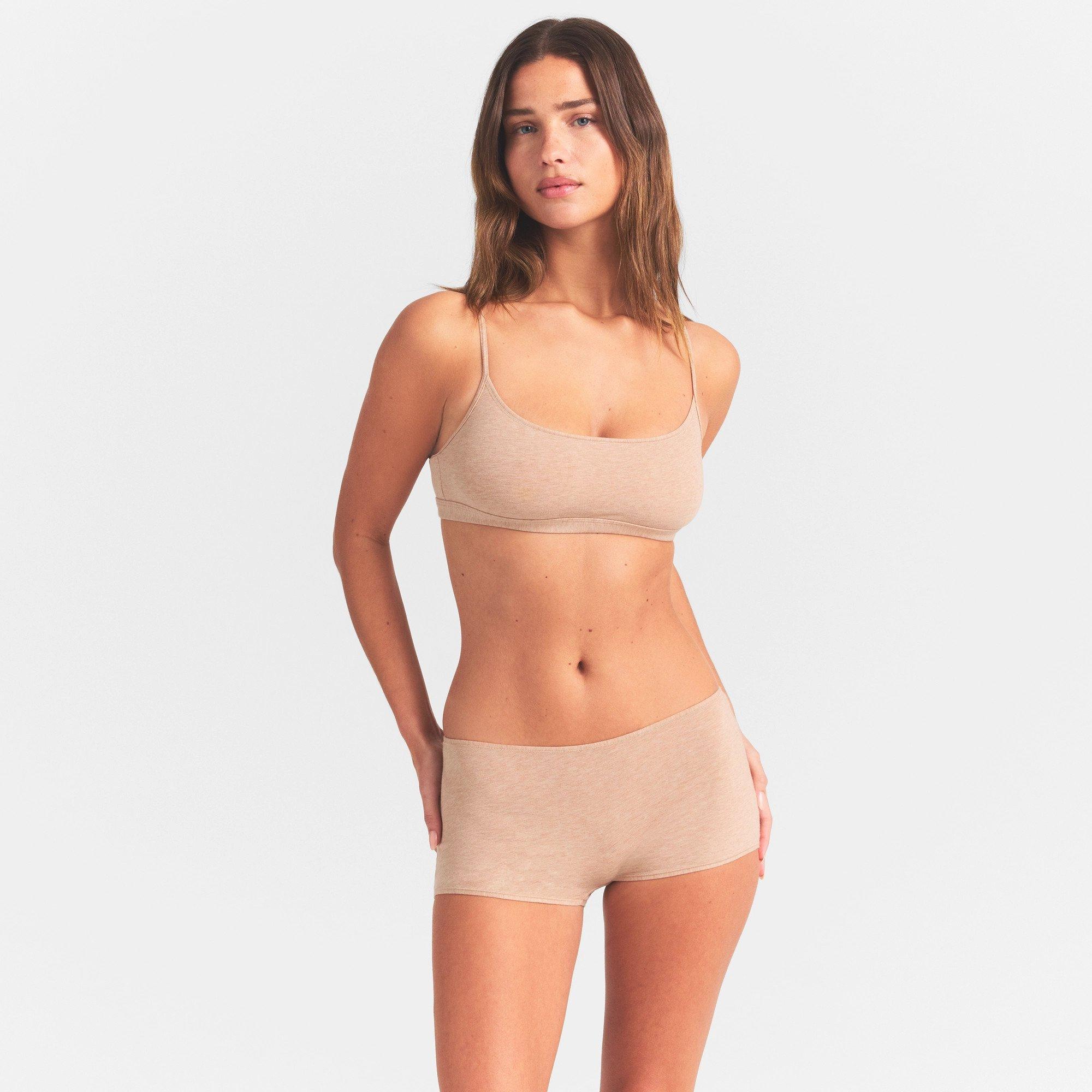 CLAY HEATHER - SKIMS - Women's Scoop Bralette - 2