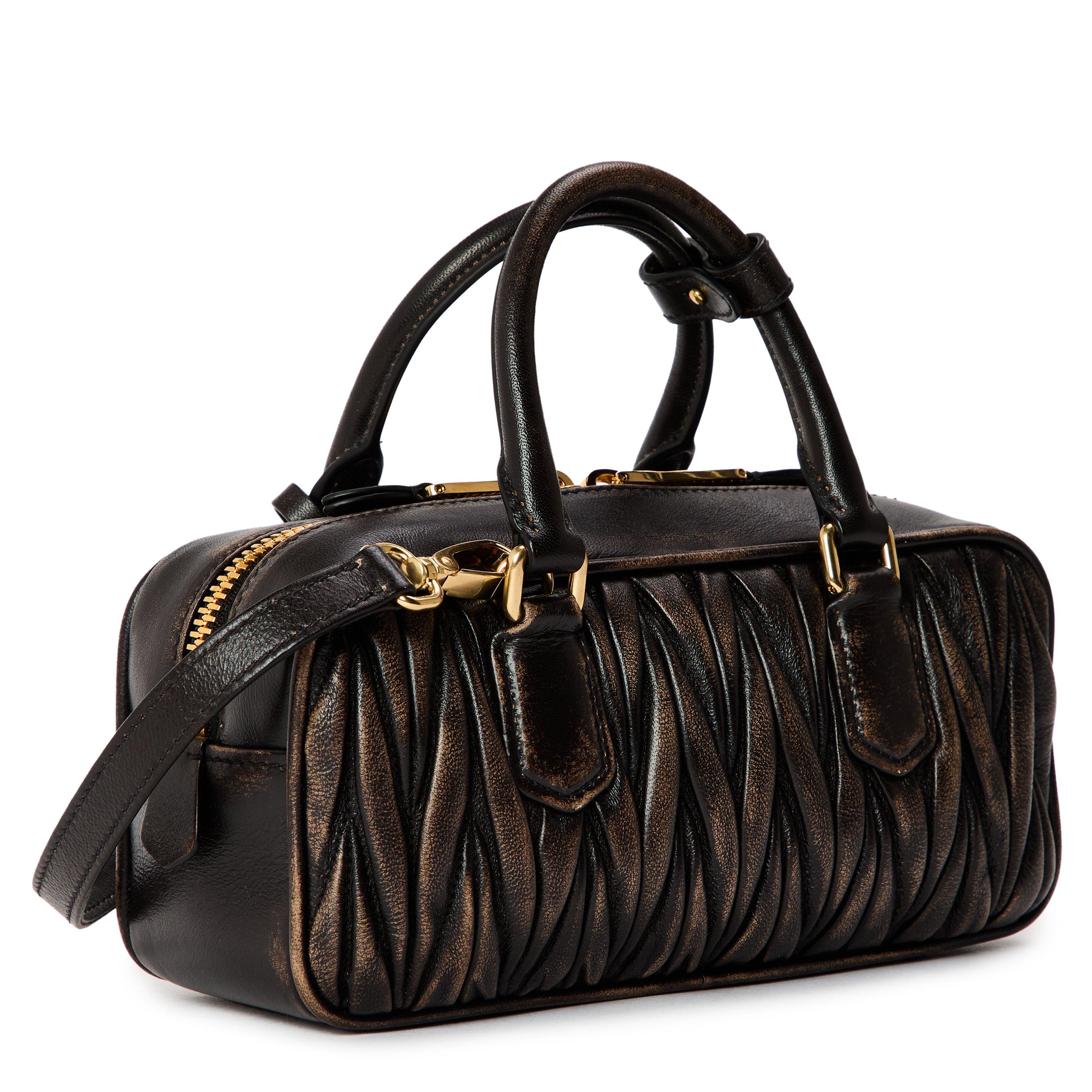 Caffe - Miu Miu - Women's Arcadie Matelasse Mini Bag - 2