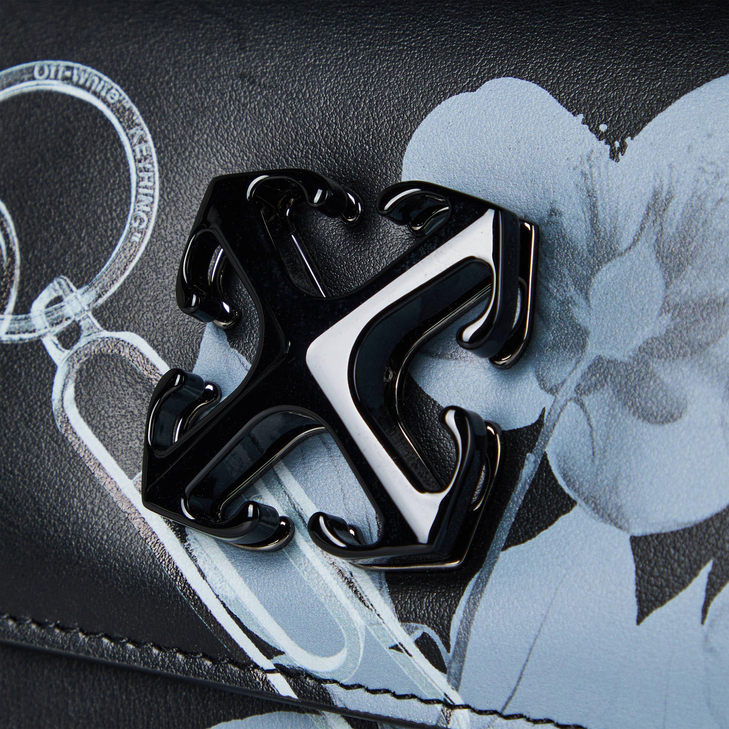 Black/White - Off White - Women's Jitney X-Ray Print Leather Handbag - 3