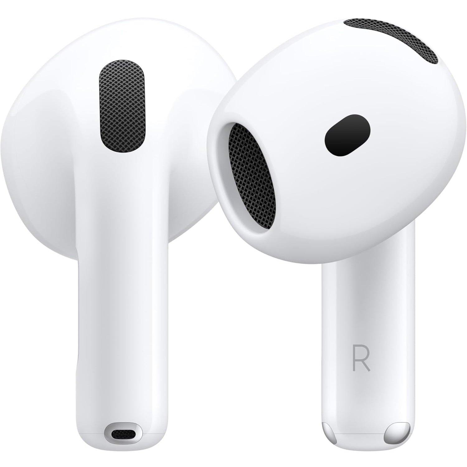 White - Apple - AirPods with USB-C Charging Case (4th Generation) - 1