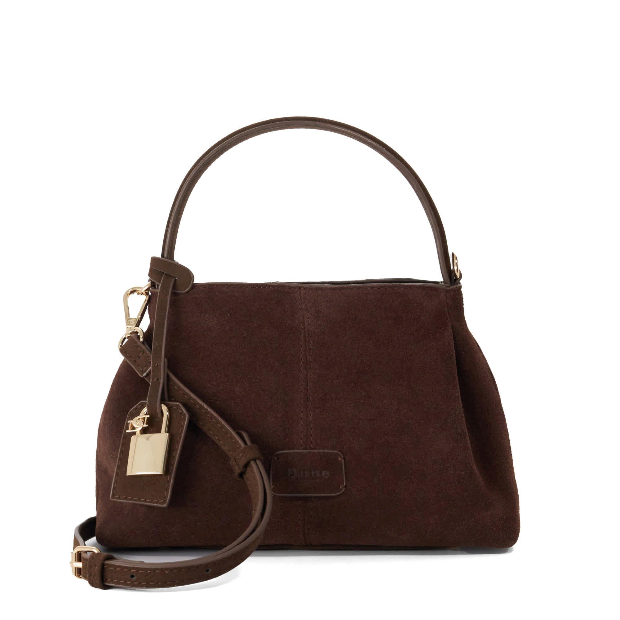 dark brown - Dune London - Women's Decades Leather Top-Handle Bag - 1