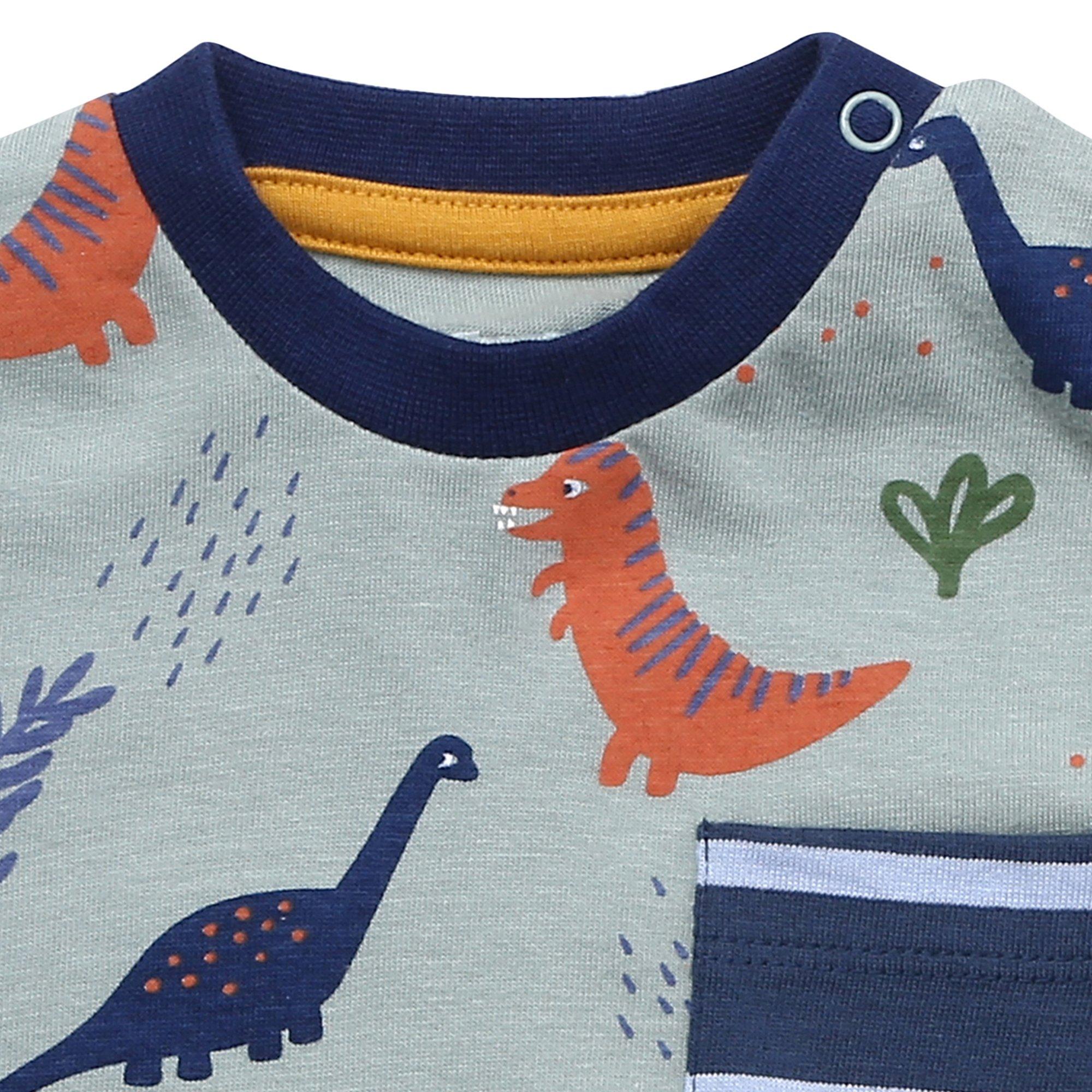 Multi - Lilly and Sid - Dino Baby Bodysuit - 3