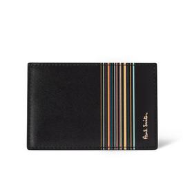 Paul Smith Mini Stripe Leather CardHolder