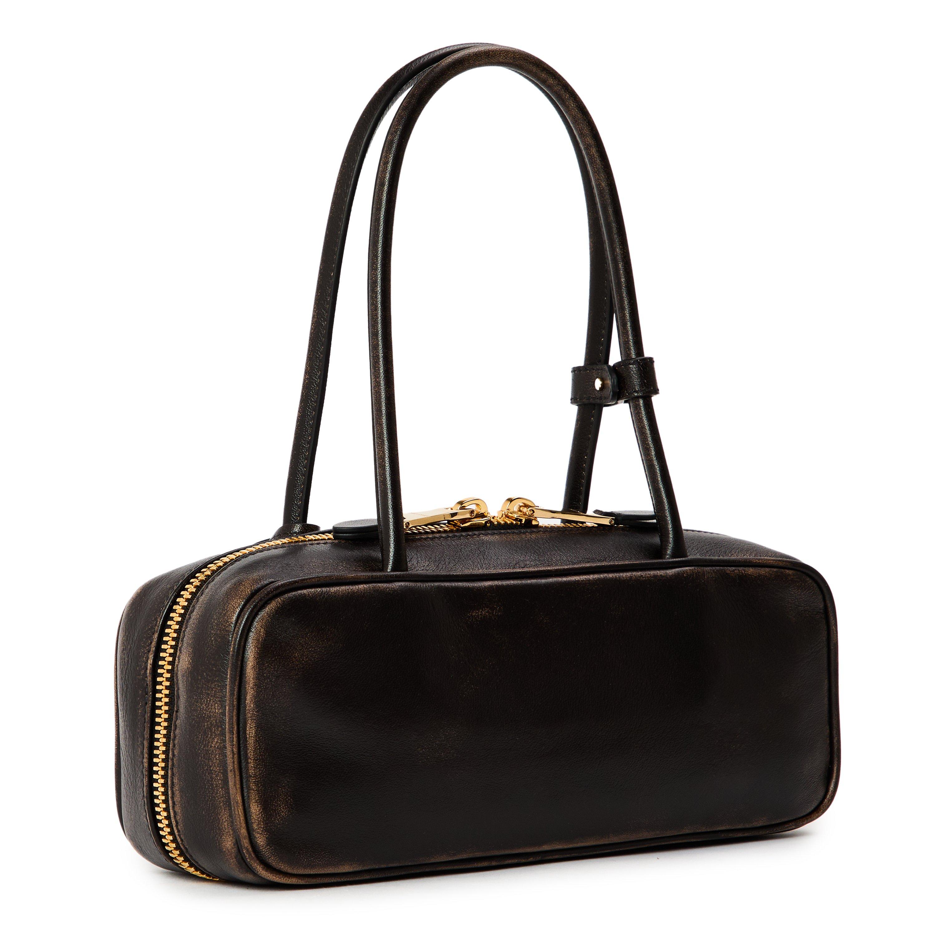Caffe - Miu Miu - Women's Beau Nappa Top Handle Bag - 2