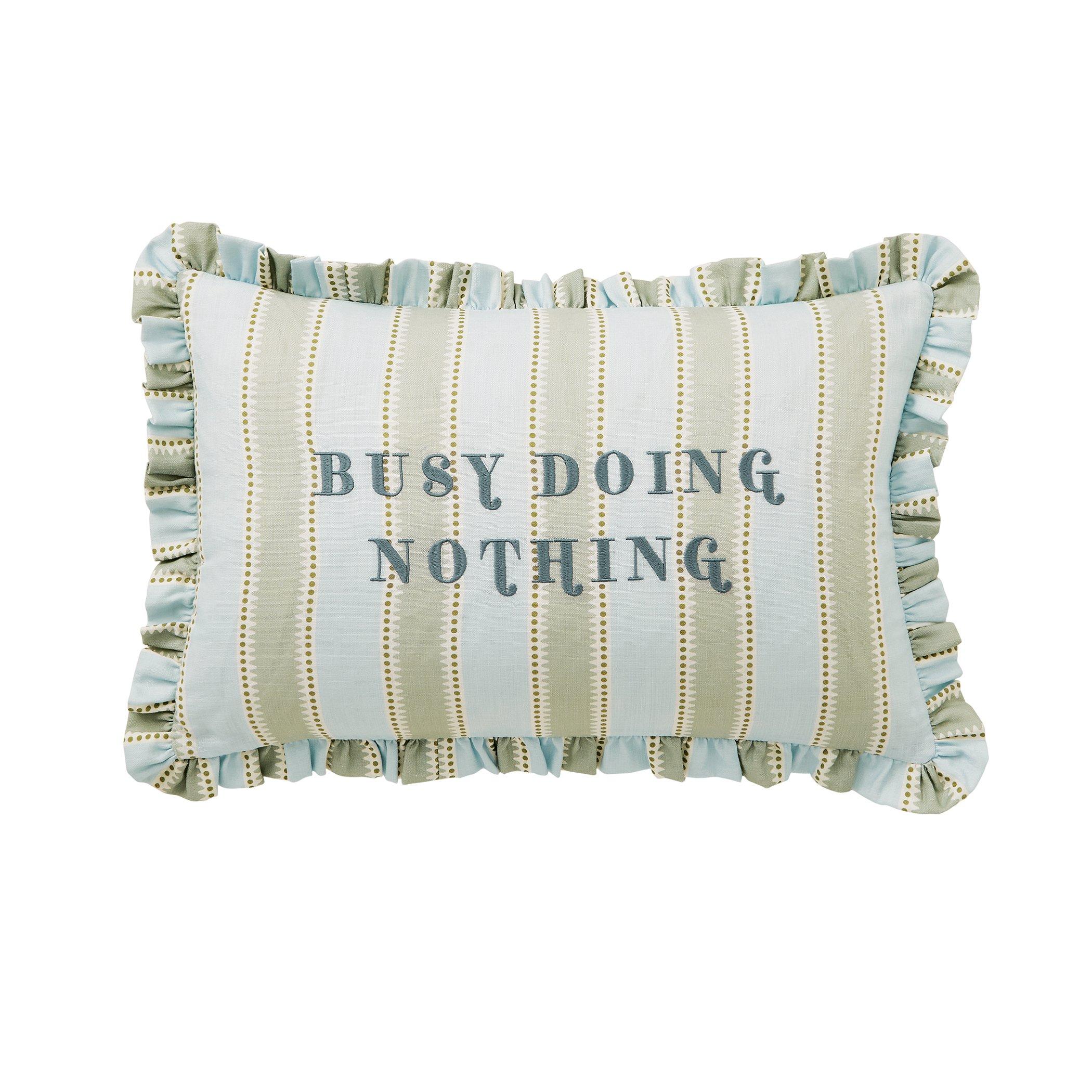 Multi - Yvonne Ellen - Busy Doing Nothing 60X40 Bed Cushion - 1