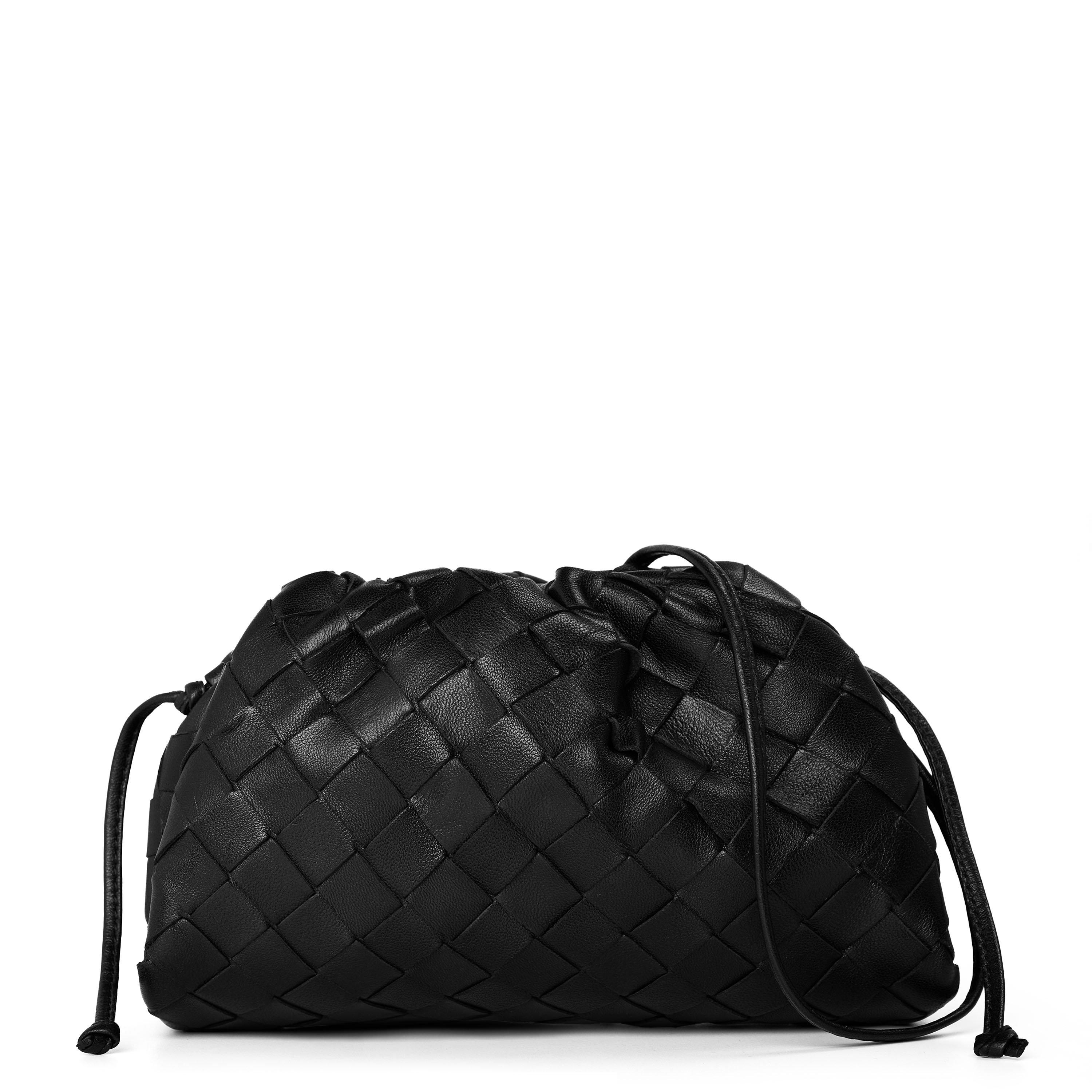 Black Silv 8803 - Bottega Veneta - Mini Woven Pouch - 1