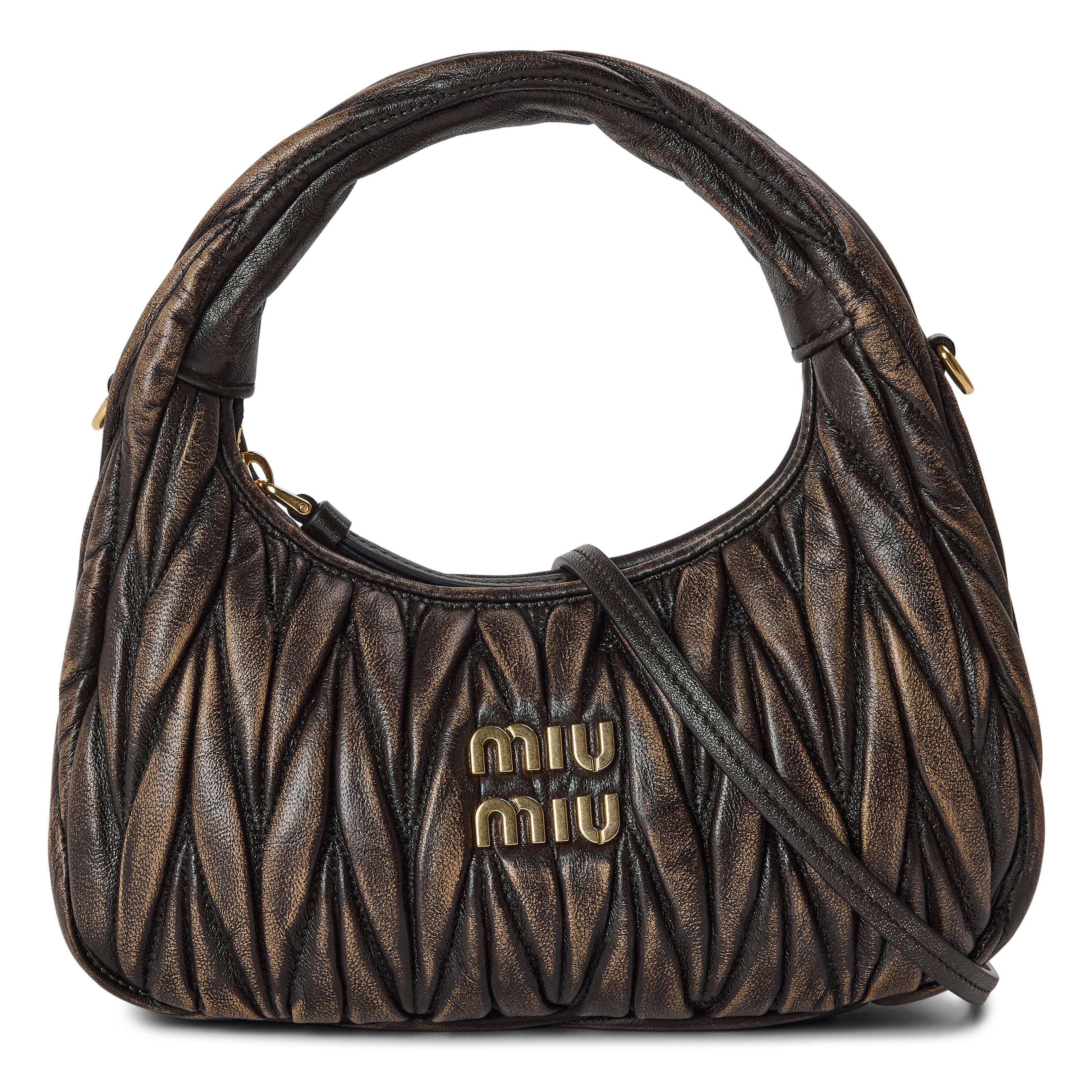 Caffe - Miu Miu - Women's Grab Top Handle Bag - 1