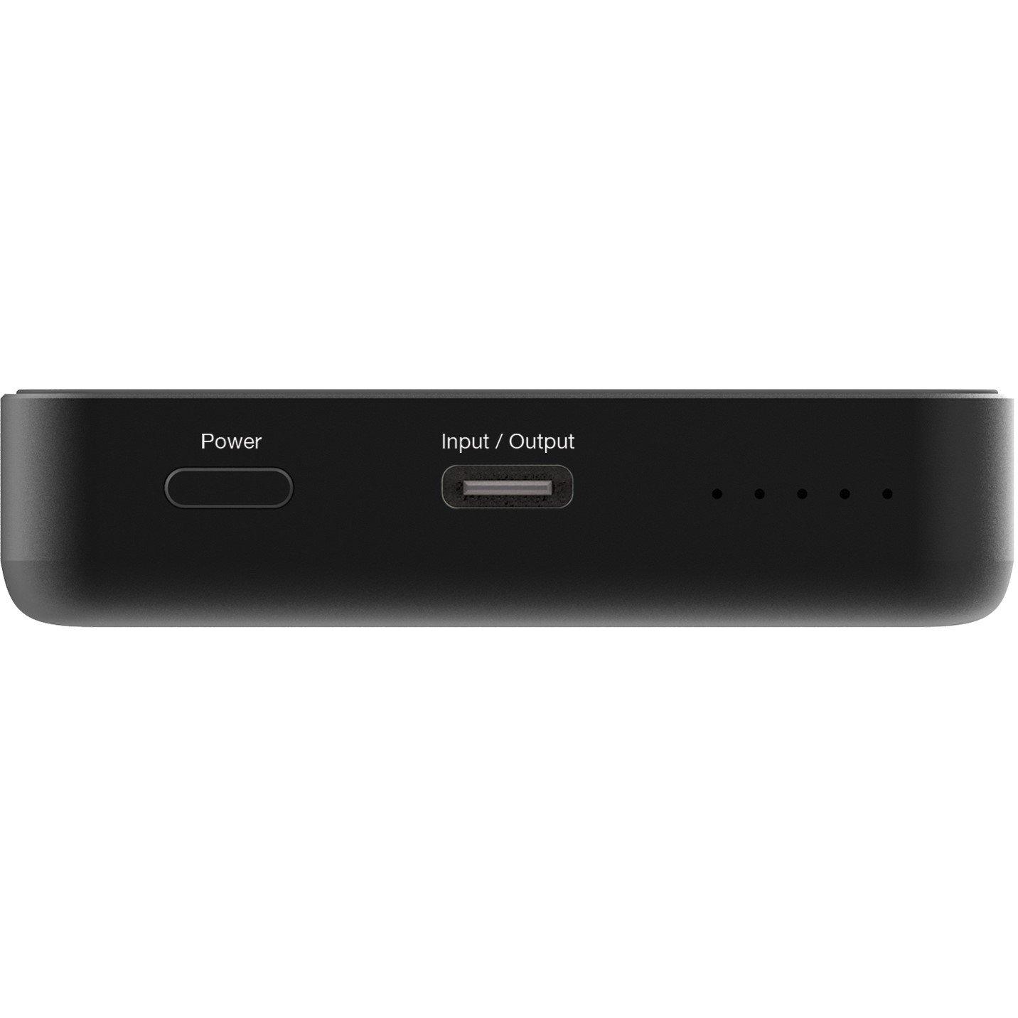 Black - Verbatim - n Go Power Bank 10000mAh Magnetic Wireless Charging - Black - 6