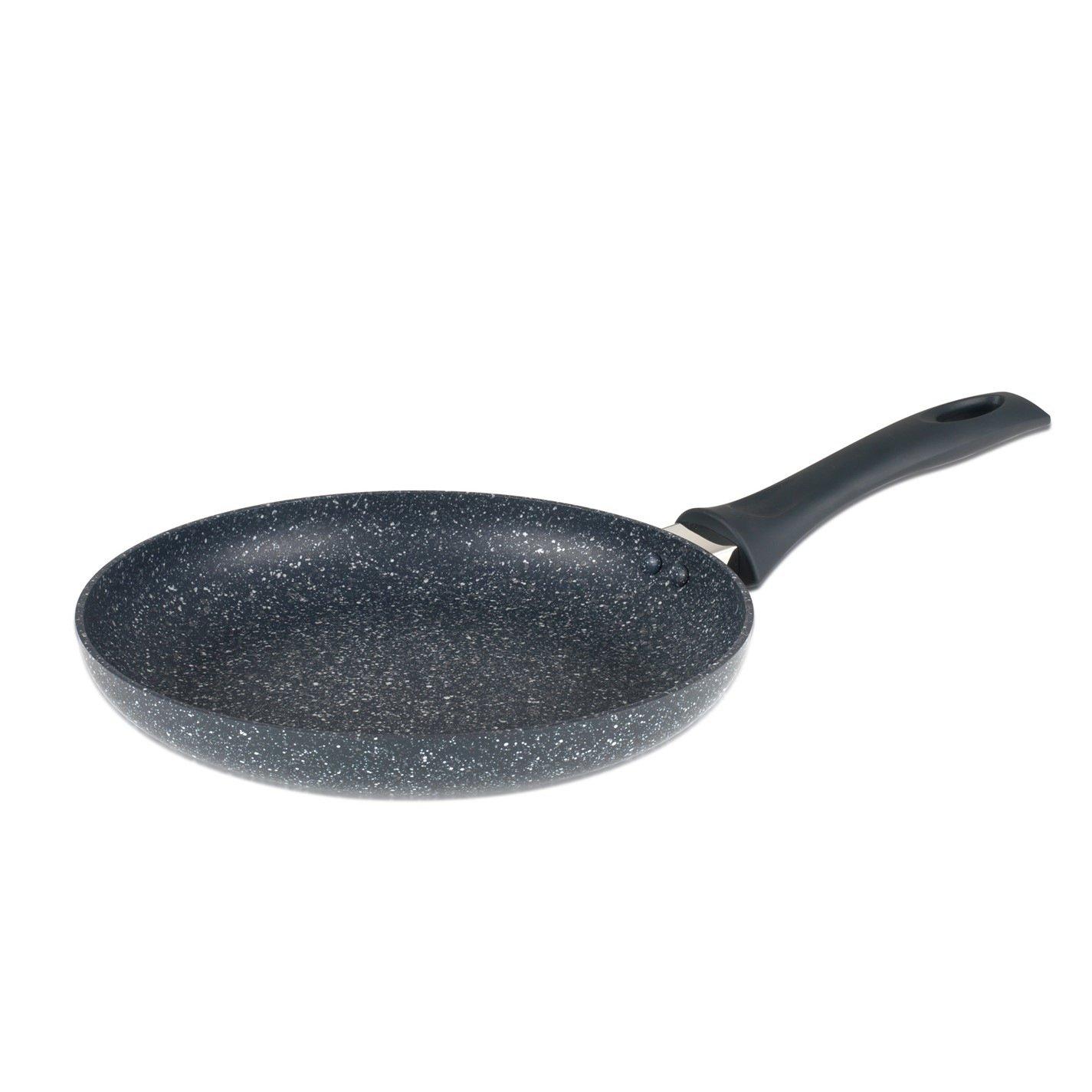Grey - Russell Hobbs - Stone 24cm Non-Stick Aluminium Induction Frying Pan - 1