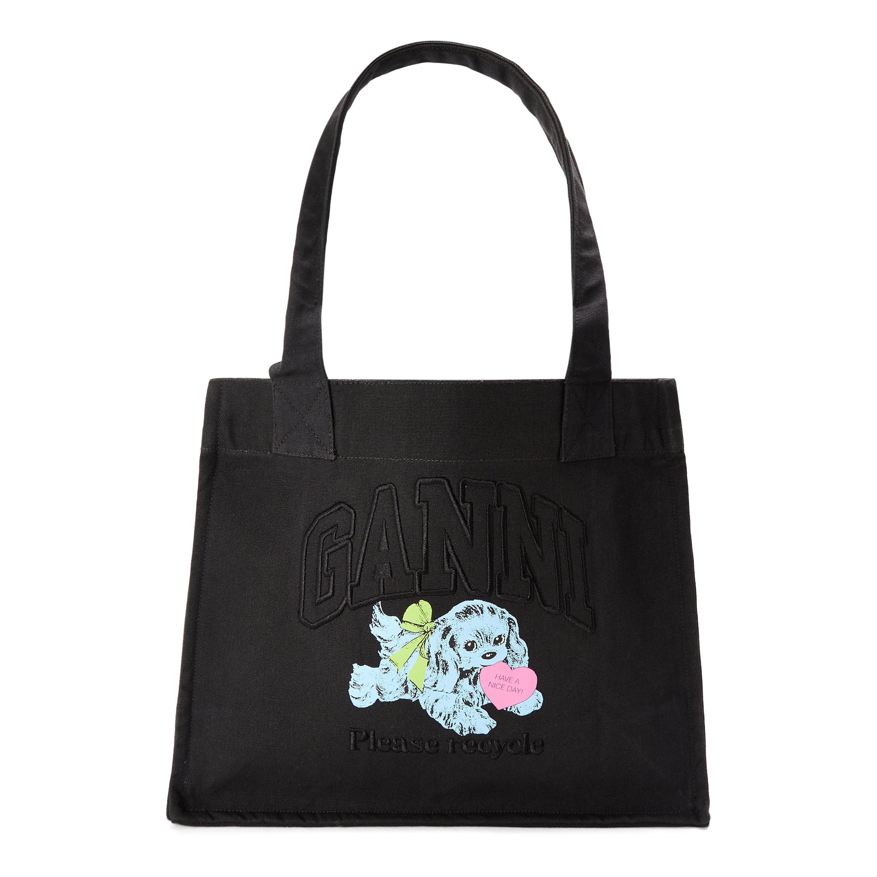Ganni Women's Easy Shopper Tote Bag - Phantom
