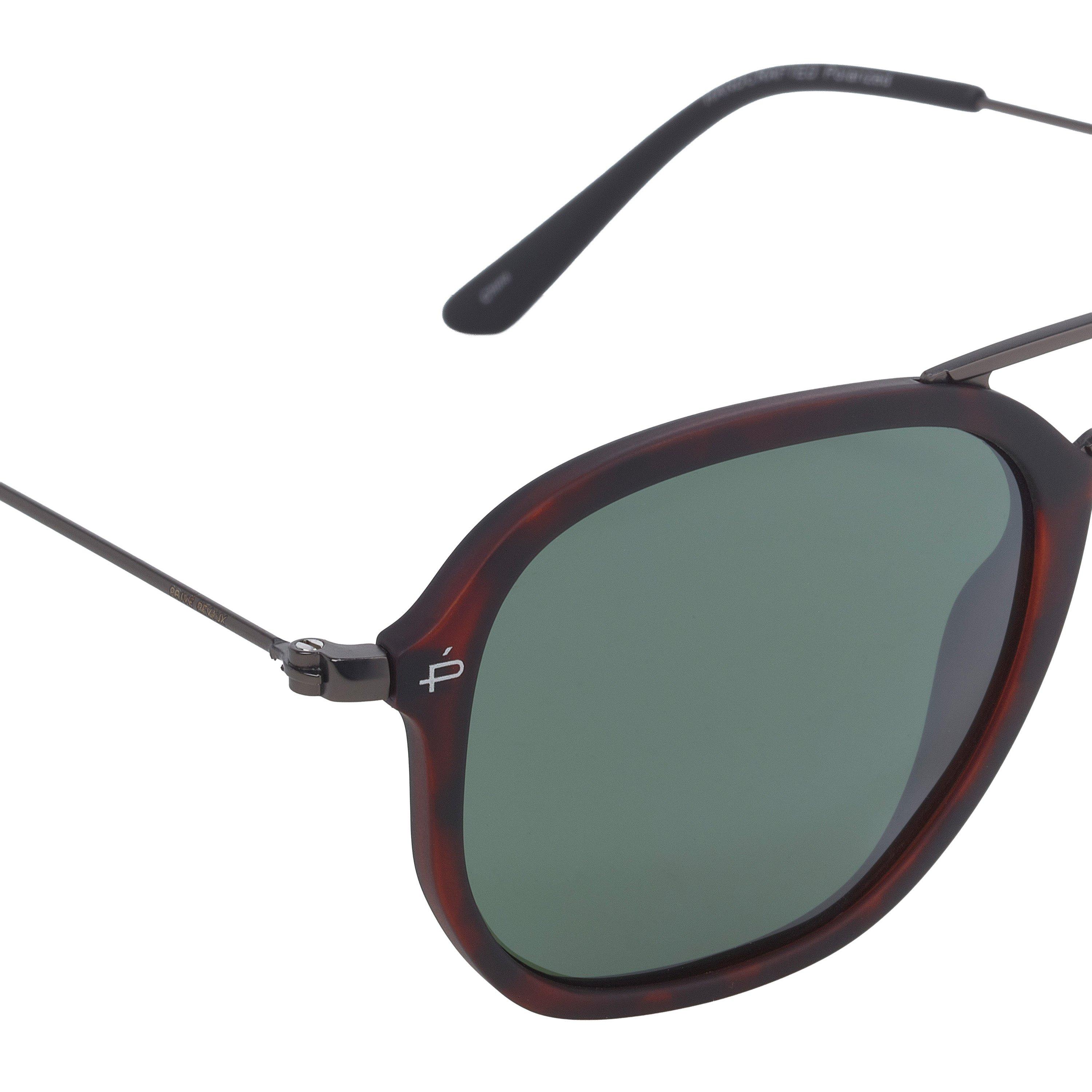 Marrone - Prive Revaux - Adults The Dale Rectangle Sunglasses - 3