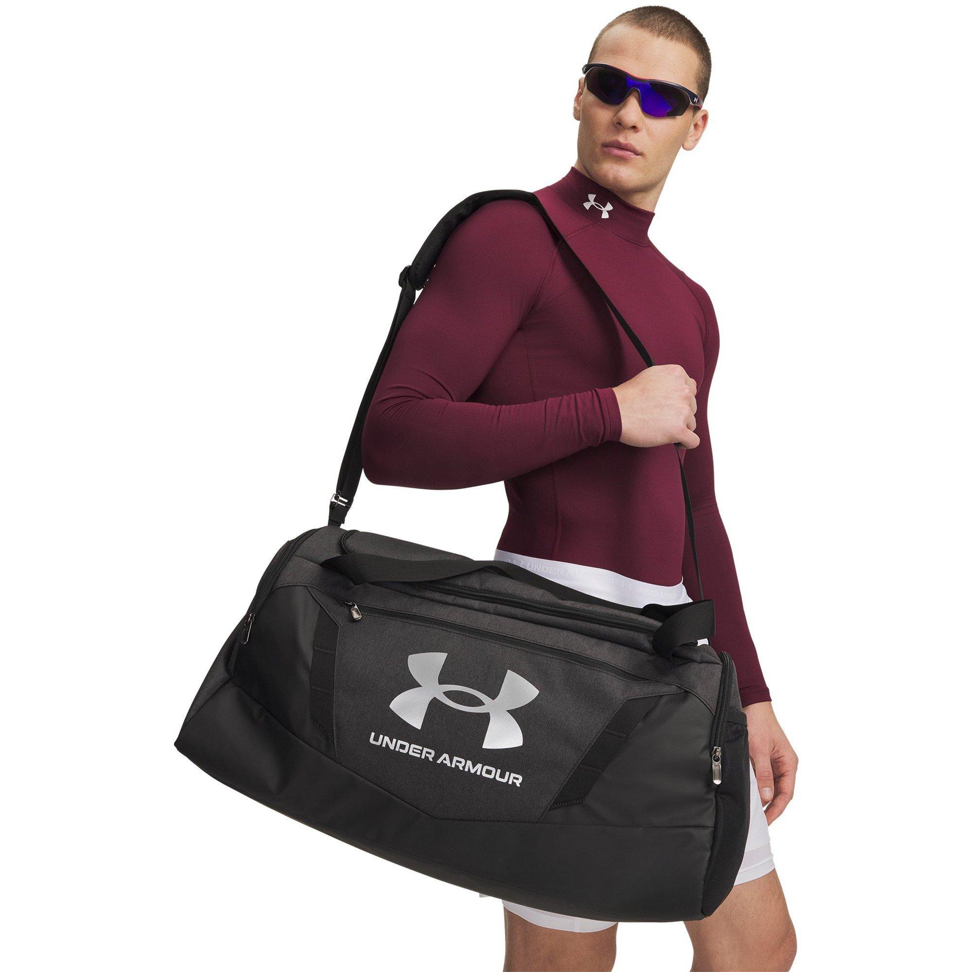 Heather/Blk/Slv - Under Armour - UA Undeniable 5.0 Medium Duffle Bag - 3