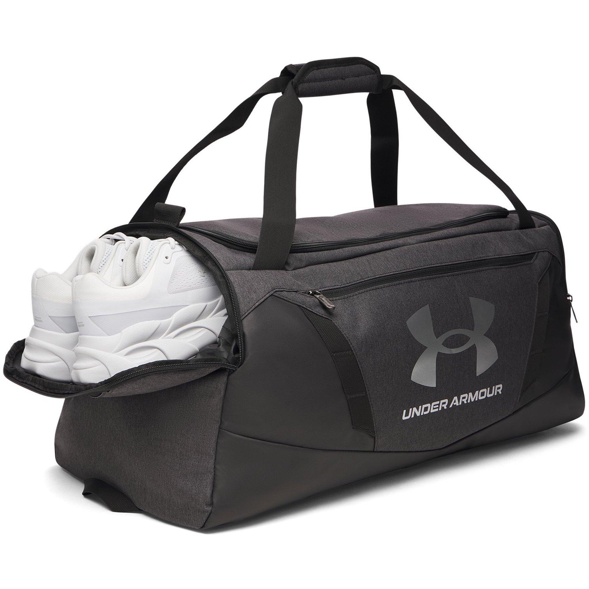 Heather/Blk/Slv - Under Armour - UA Undeniable 5.0 Medium Duffle Bag - 4