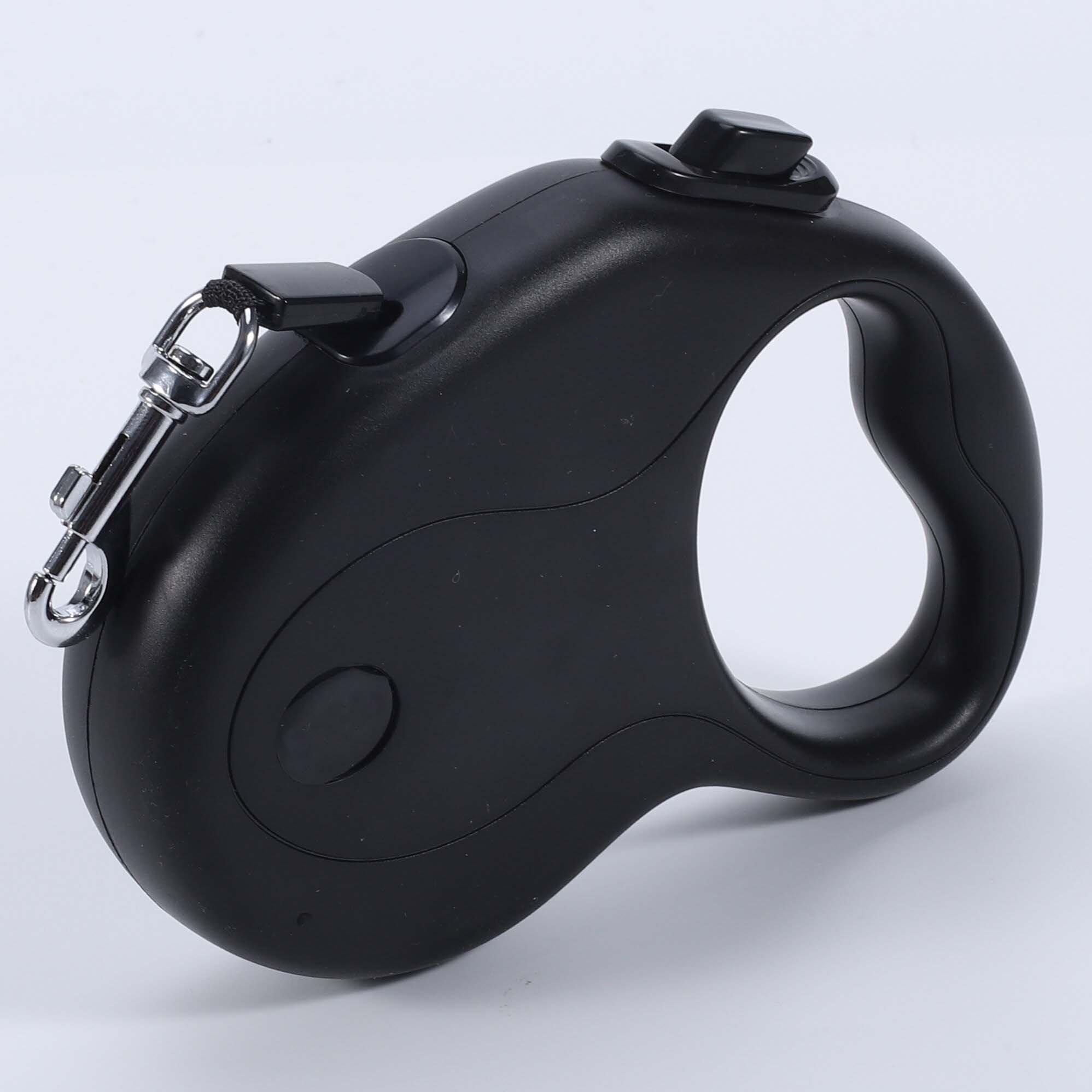 Black - Waggy Tails - 8M Retractable Lead - 1