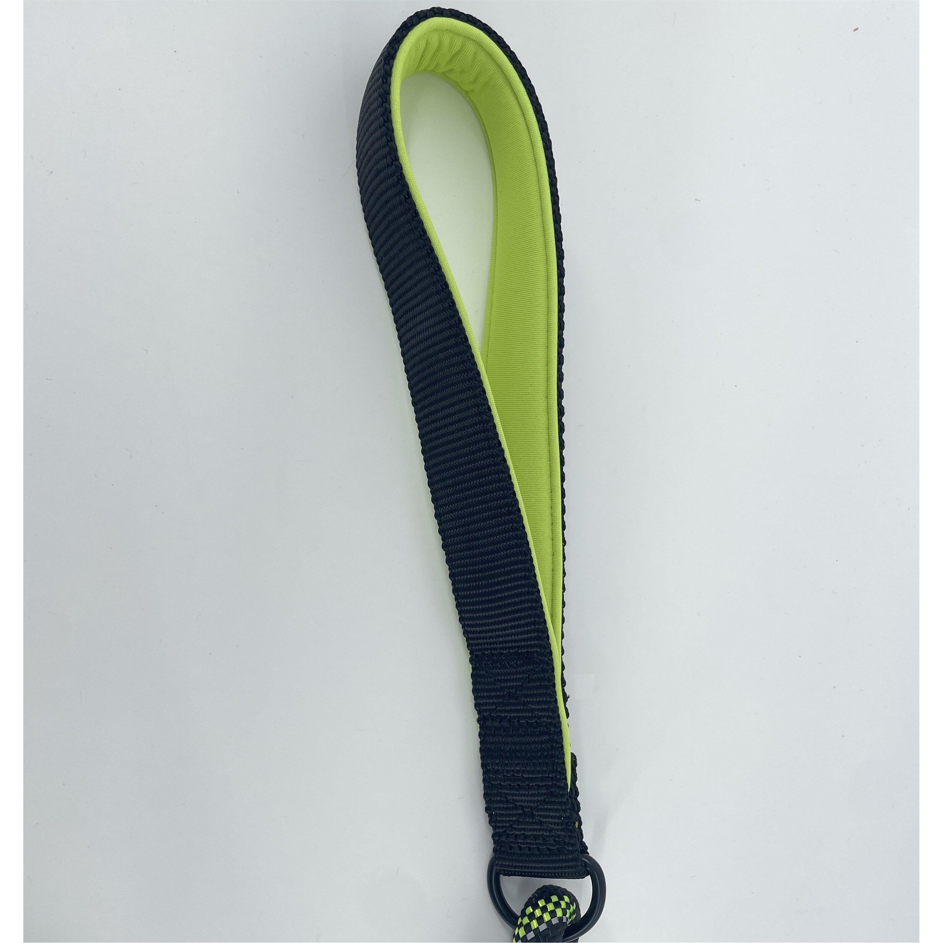 Black/Green - Waggy Tails - Reflective Leash Adults - 6