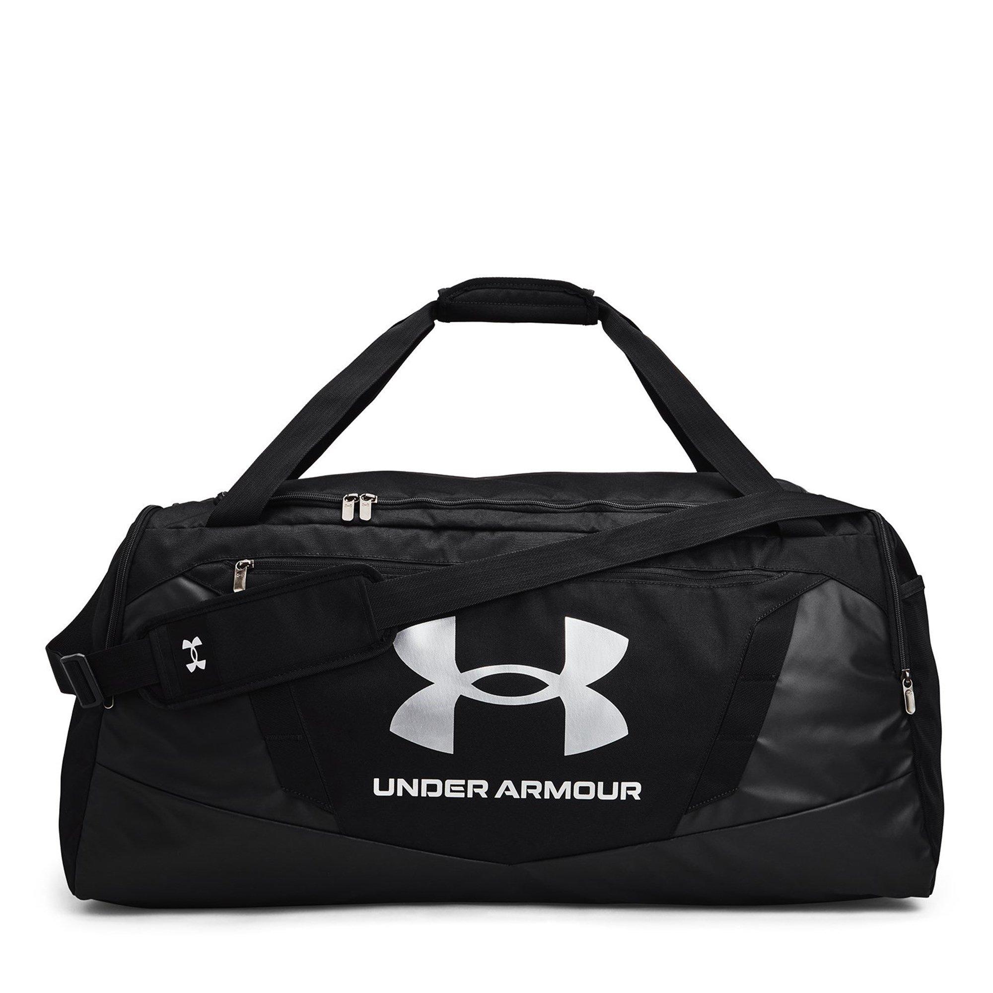 Black/Silver - Under Armour - UA Undeniable 5.0 Large Duffle Bag - 1