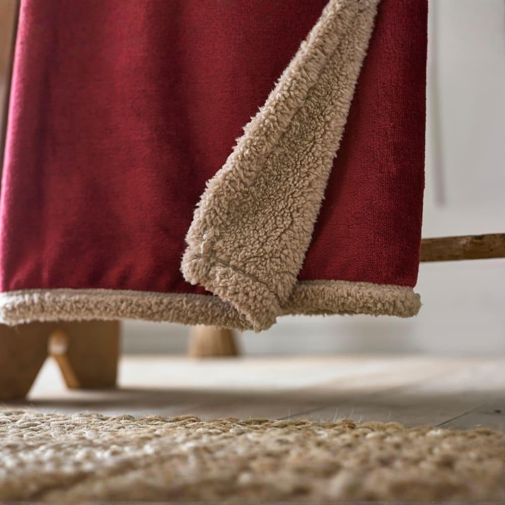 Merlot/Biscuit - Deyongs - Blackbrook Sofa Throws - 3