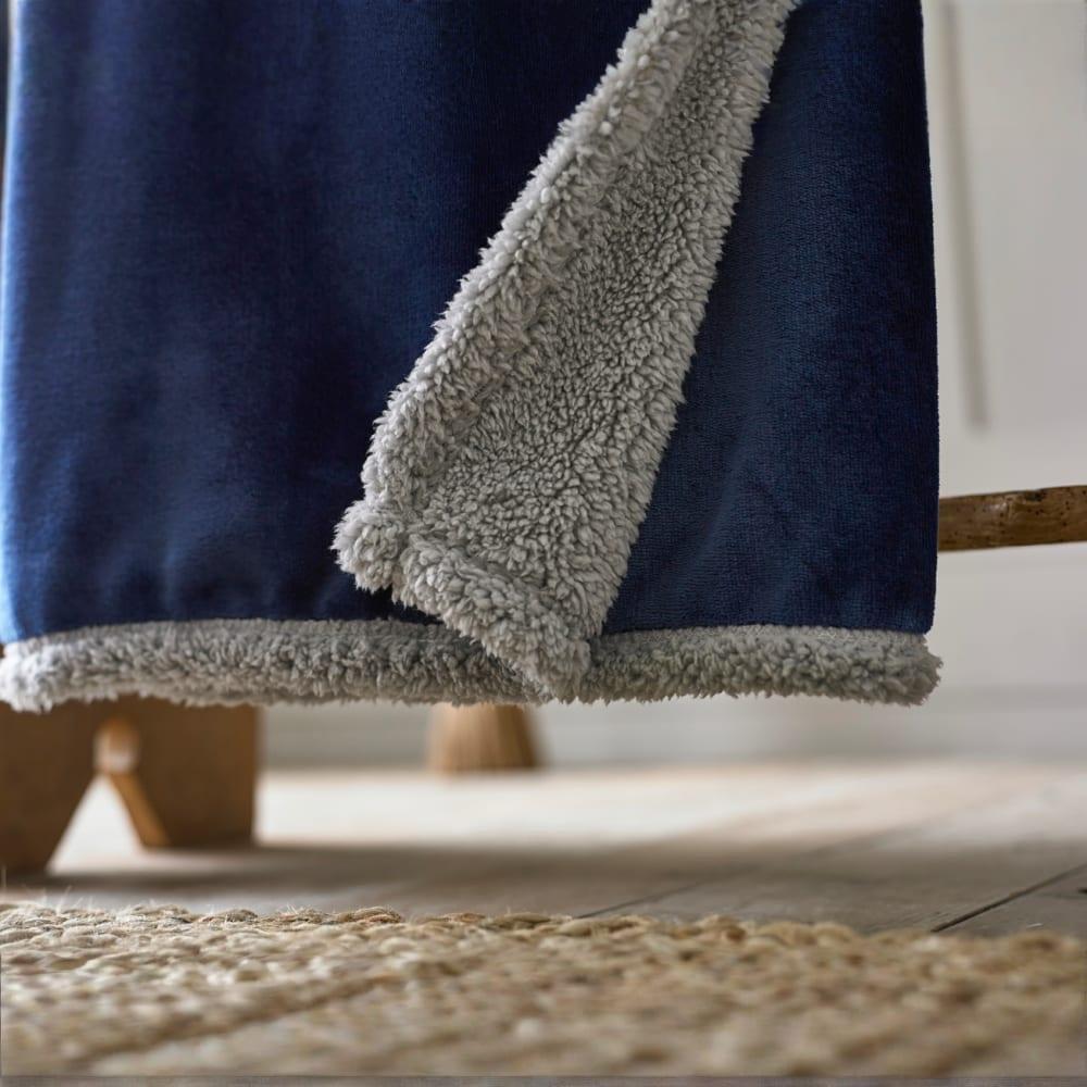 Navy/Platinum - Deyongs - Blackbrook Sofa Throws - 2