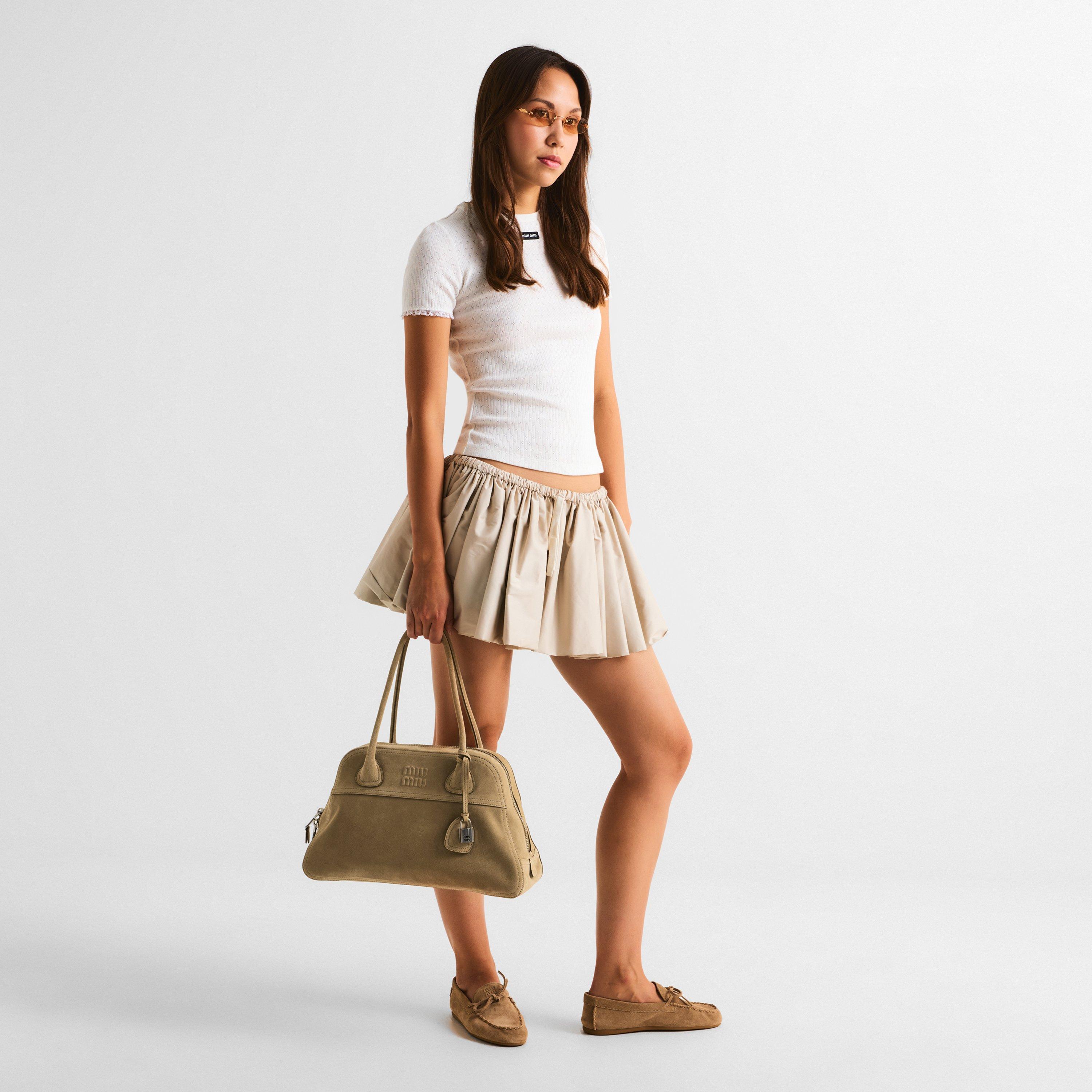 Ecru - Miu Miu - Women's Grab Bag Top Handle - 6