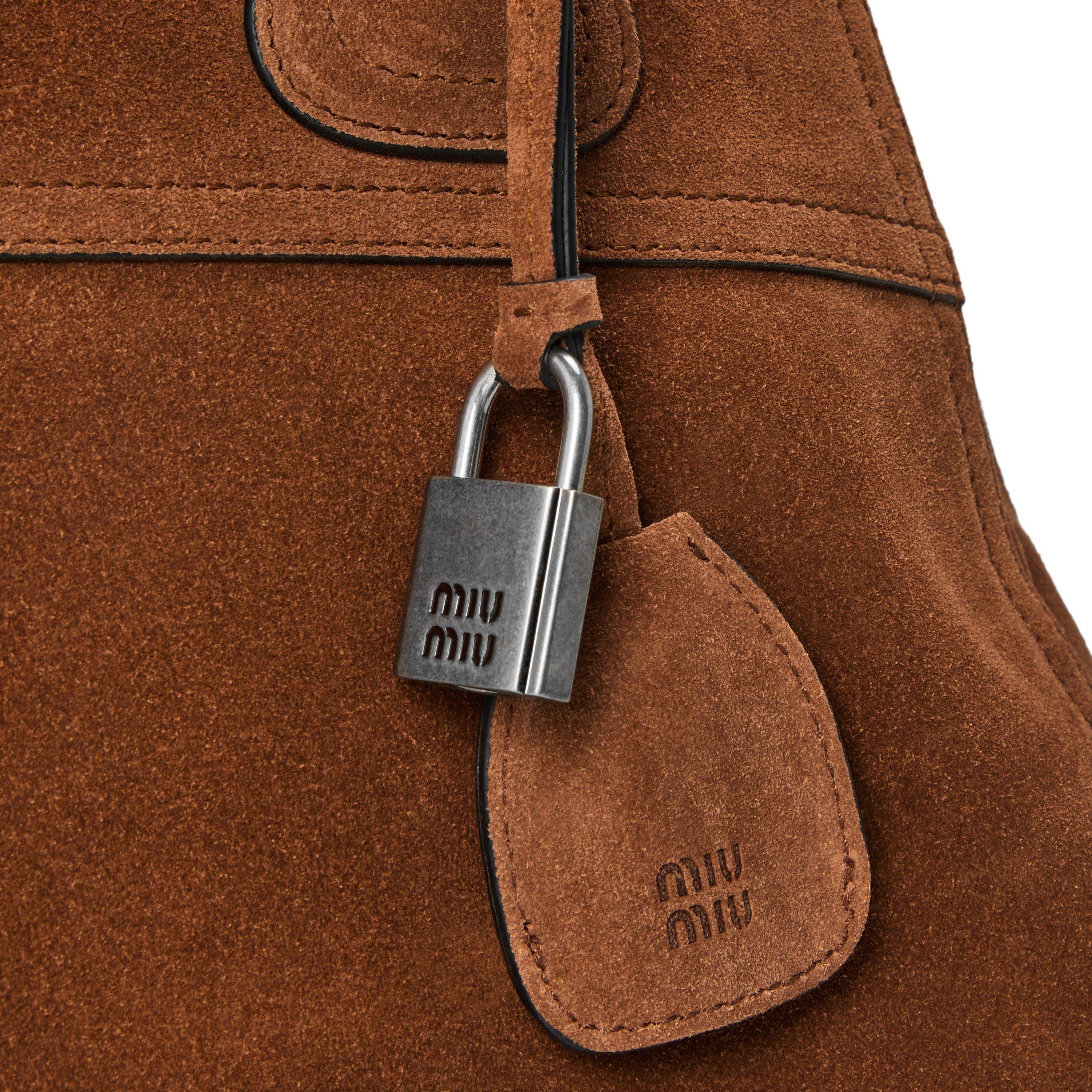 Cacao - Miu Miu - Women's Grab Bag Top Handle - 4