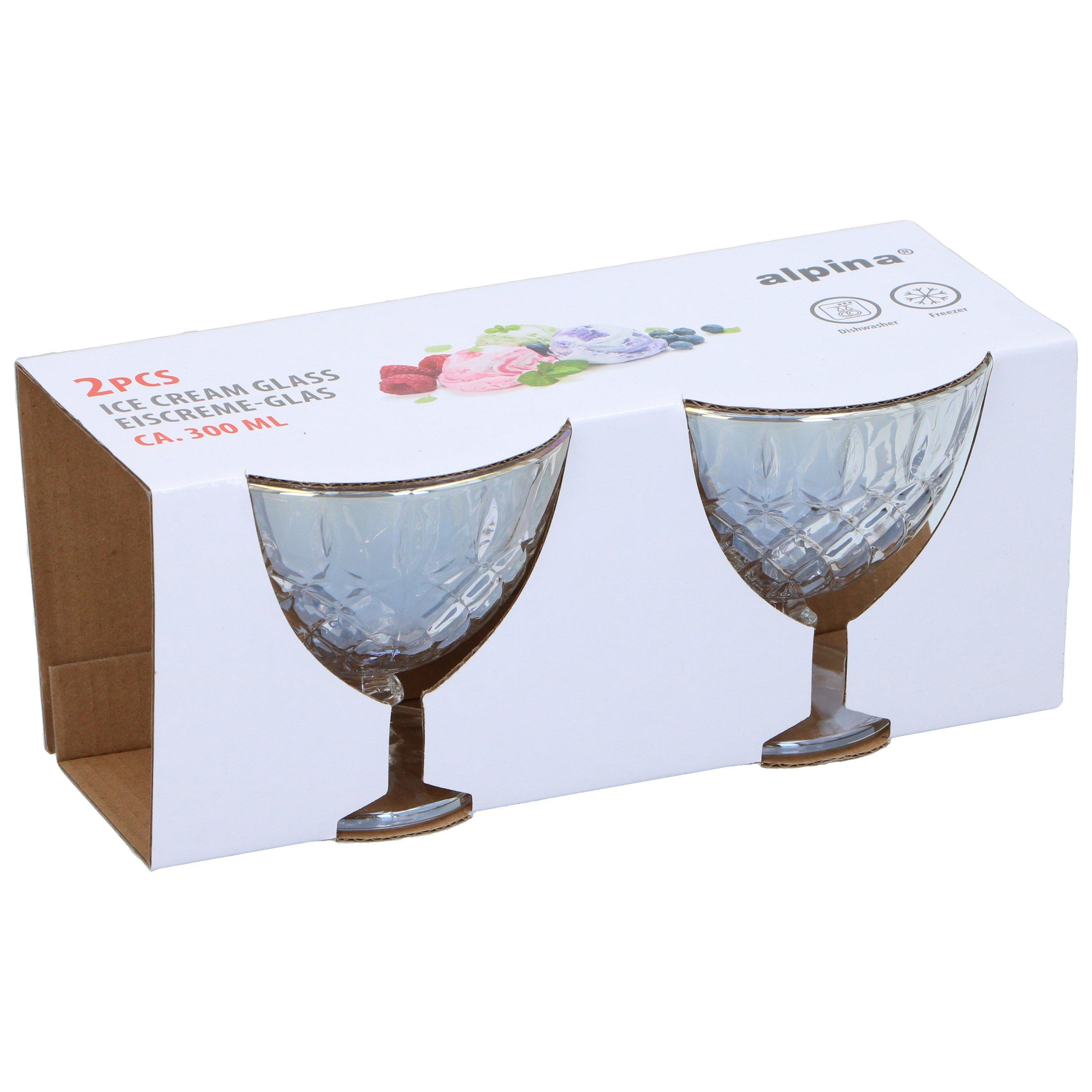 Multi - Alpina - ALPINA Ice Cream Glass 11x11x10cm - 2