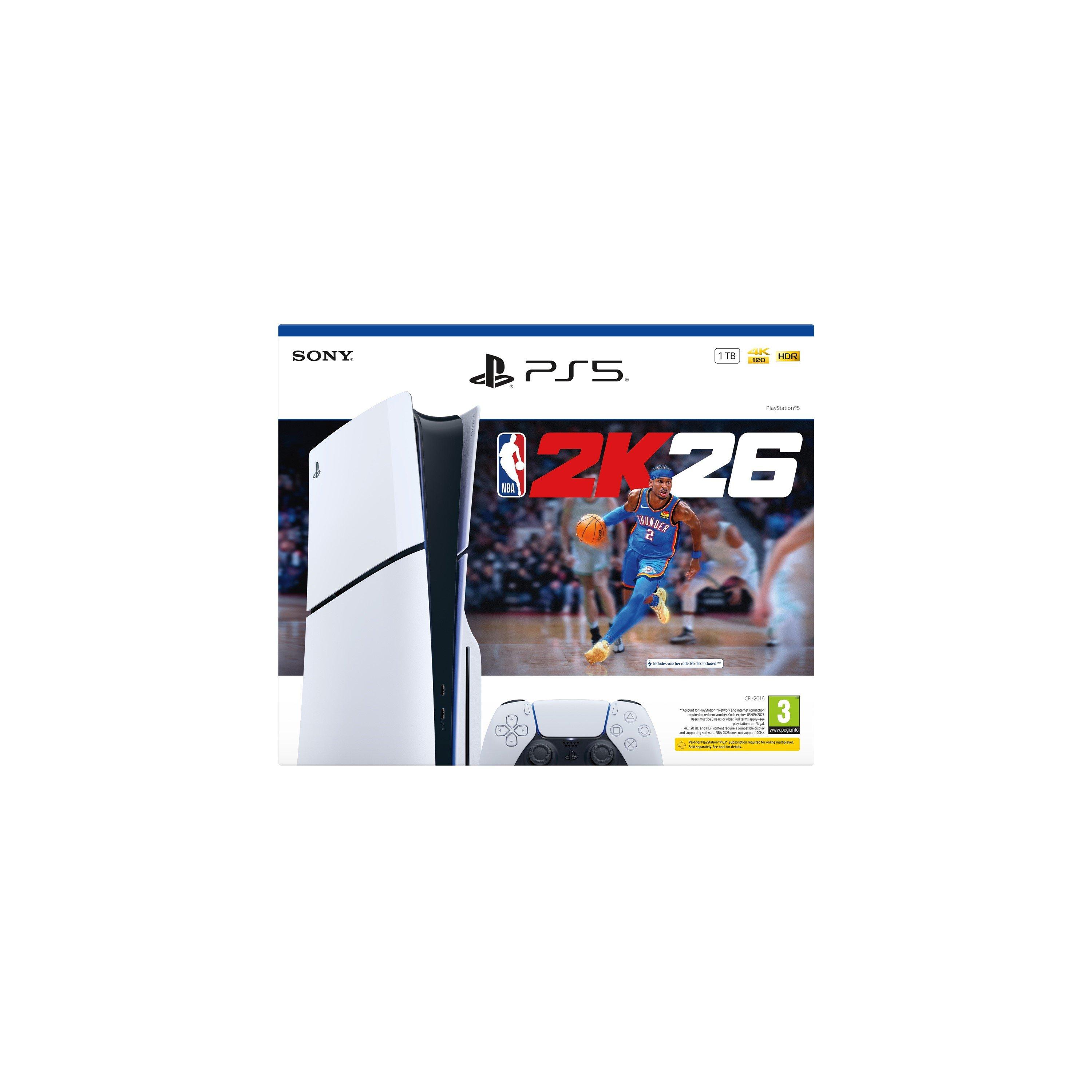 PlayStation 5 - PlayStation - SONY PlayStation®5 Console NBA 2K26 Disc Bundle - 1