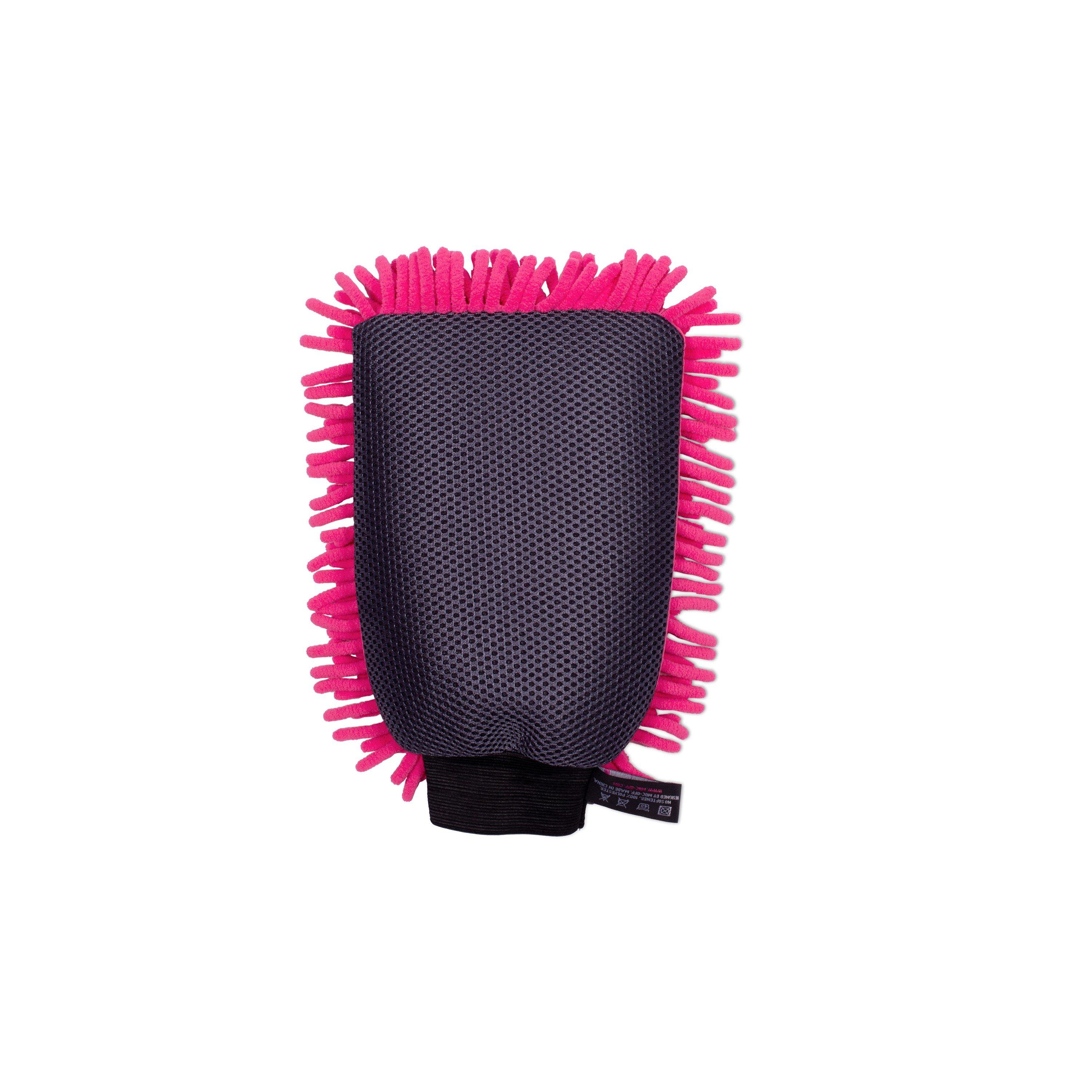 Pink - Muc-Off - 2-in-1 Microfibre Wash Mitt - 3