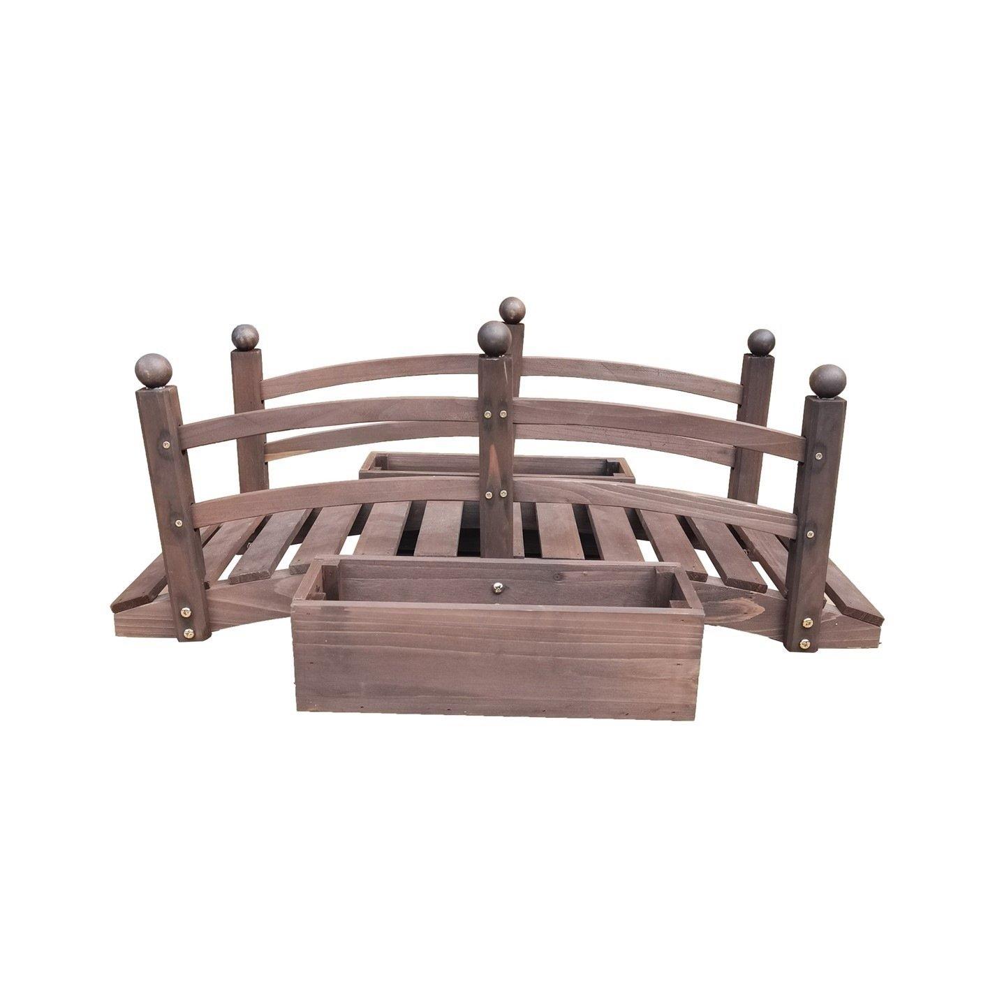 Pine - Linea - Wooden Planter Bridge 63 - 2