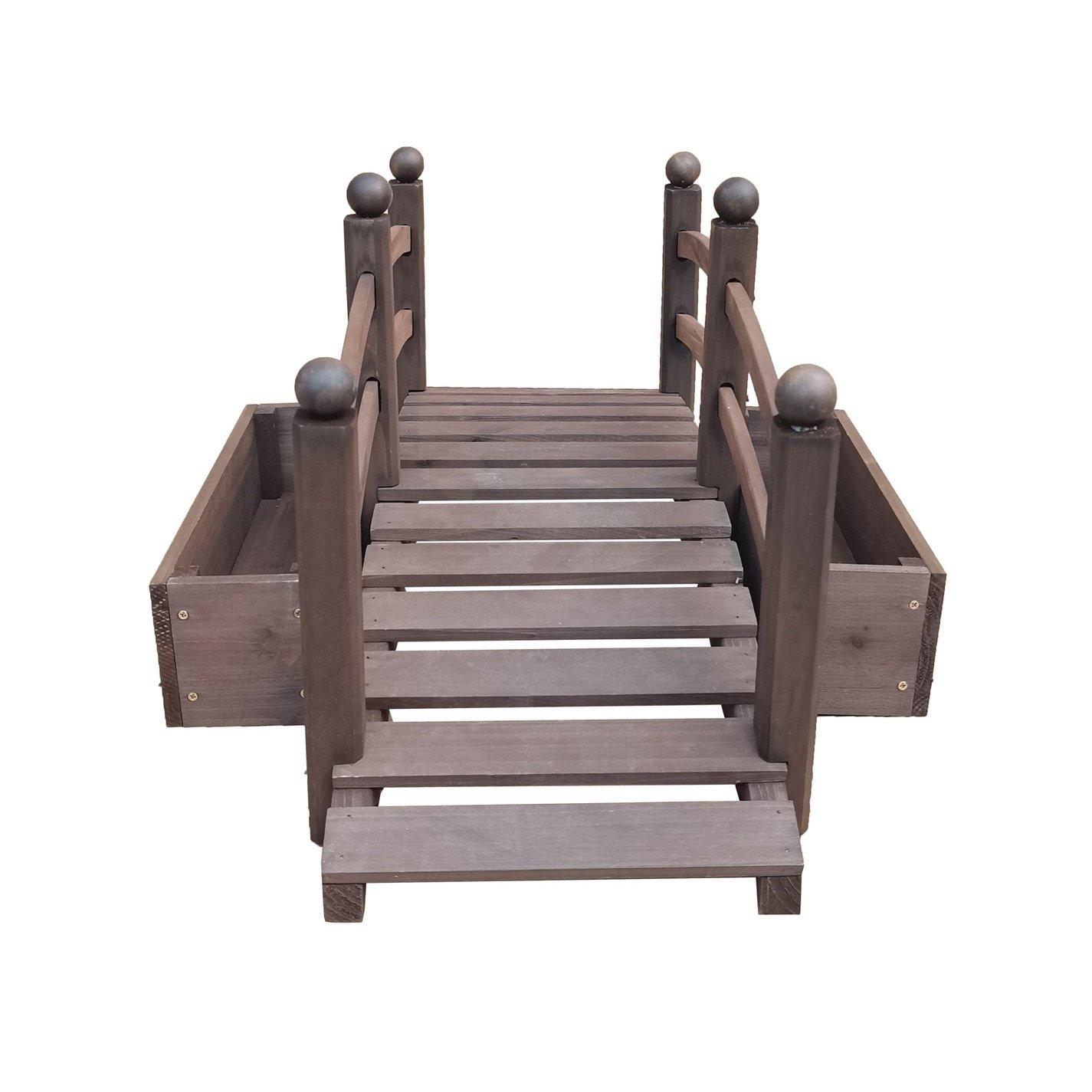 Pine - Linea - Wooden Planter Bridge 63 - 5
