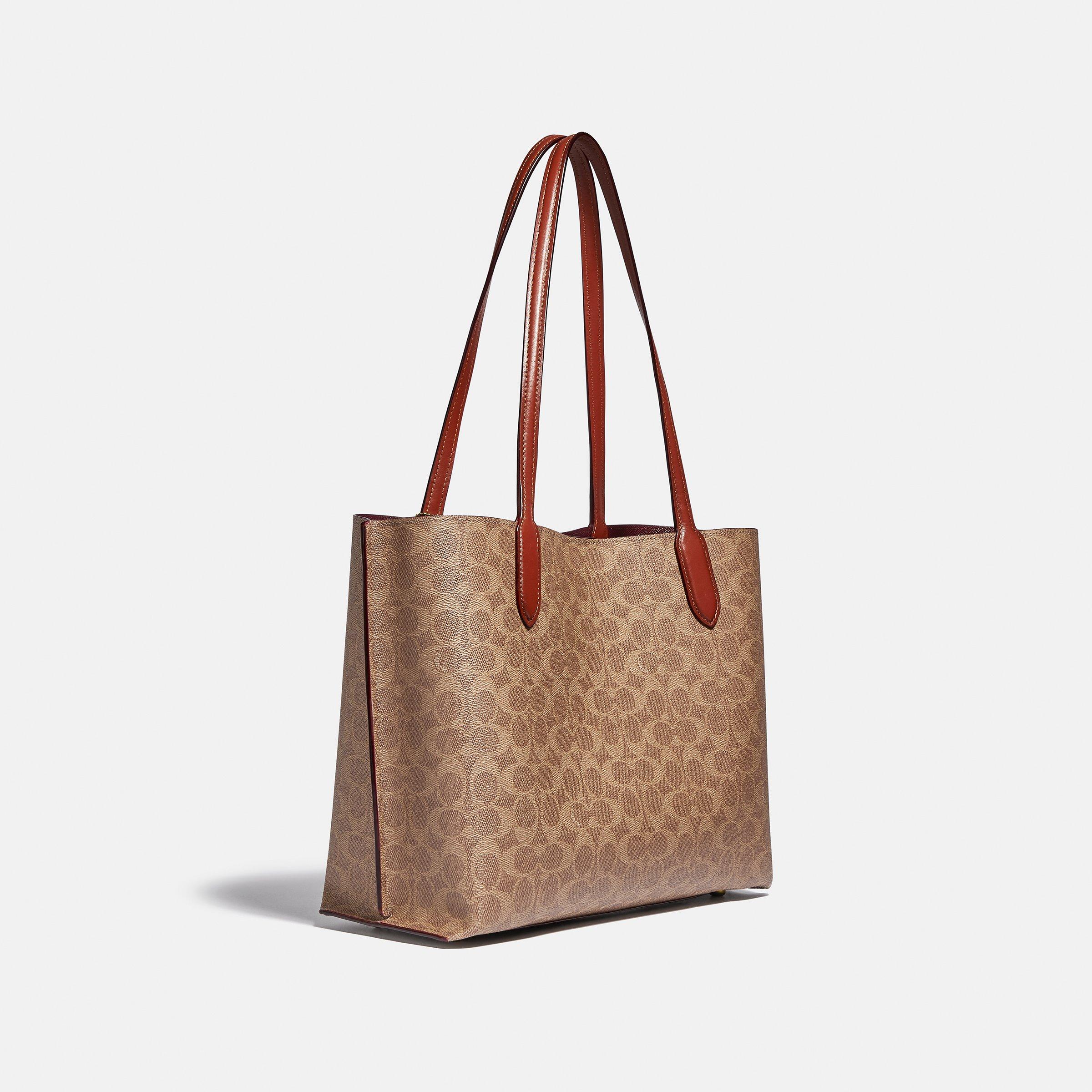 B4/Tan Rust - Coach - Coach Willow Tote Bag - 2