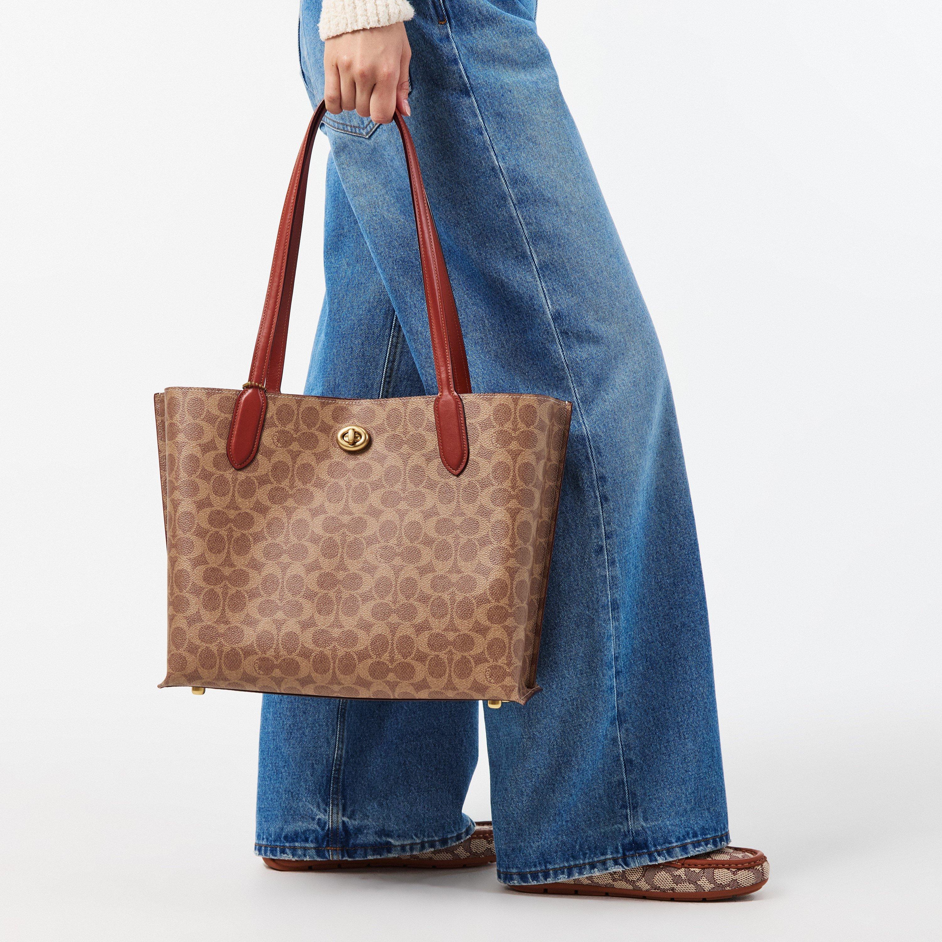 B4/Tan Rust - Coach - Coach Willow Tote Bag - 3
