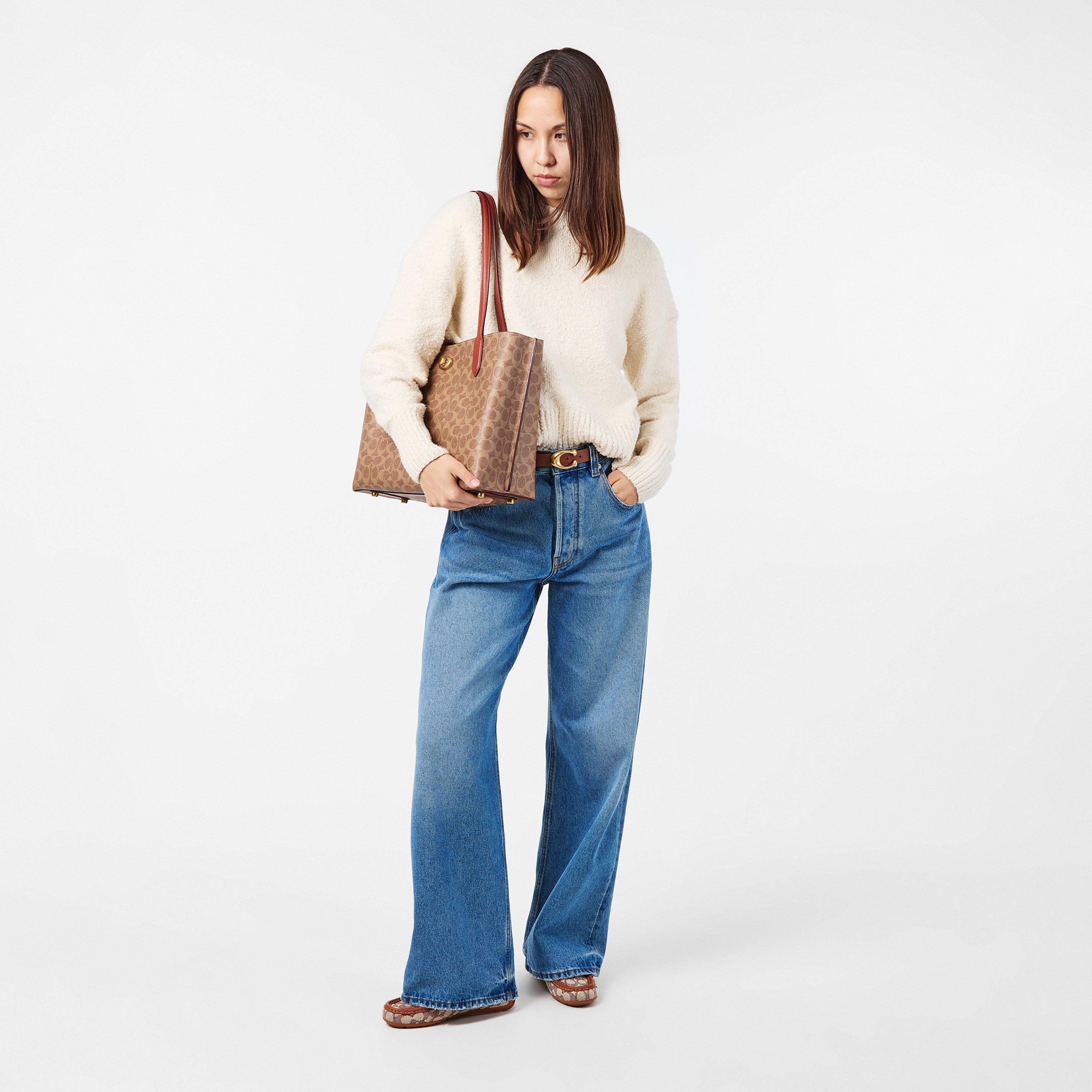 B4/Tan Rust - Coach - Coach Willow Tote Bag - 5