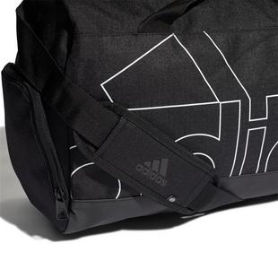 Black/White - adidas - Badge Of Sport Medium Duffle Bag - 5