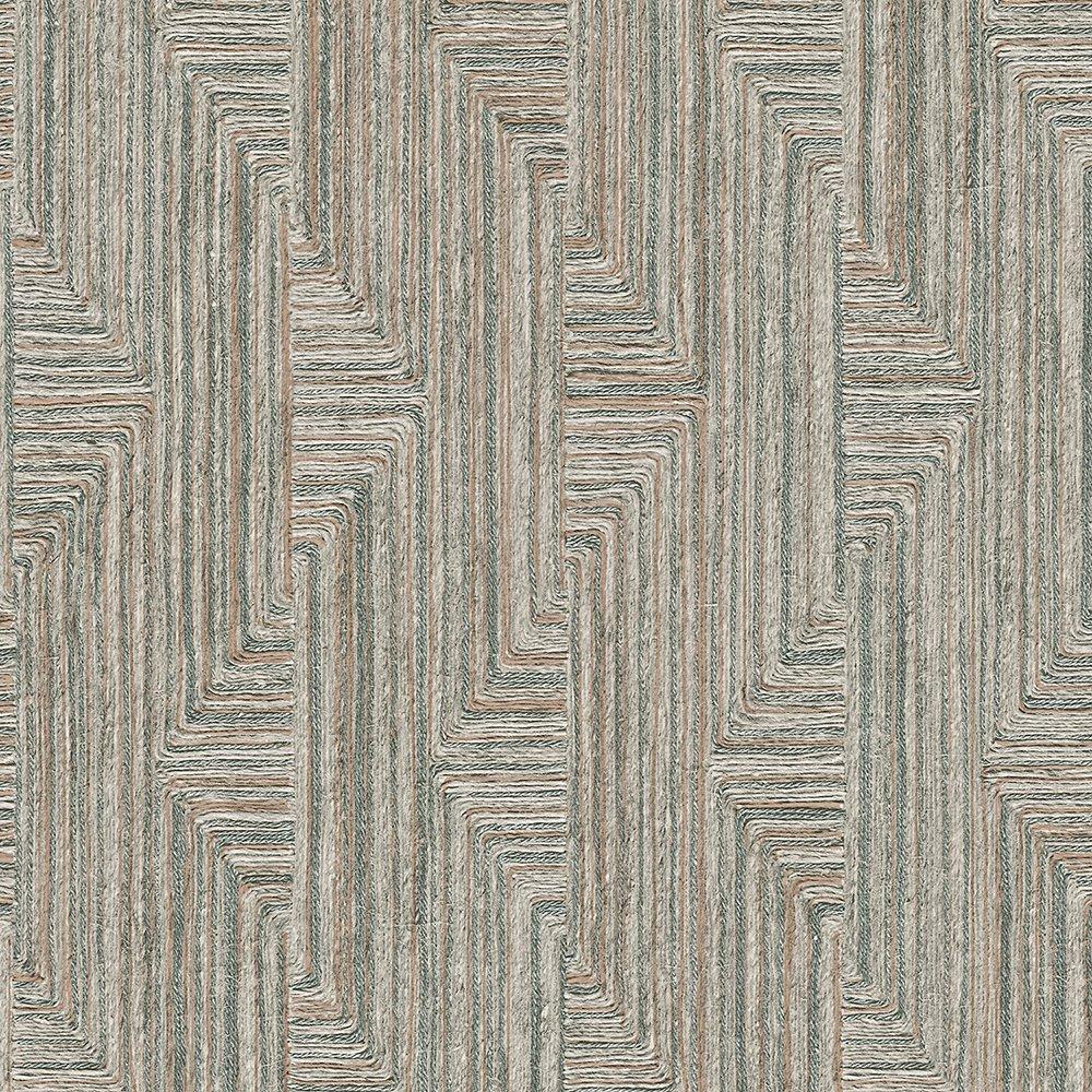 Design Id  Did Retro String Motif Wallpaper Blue