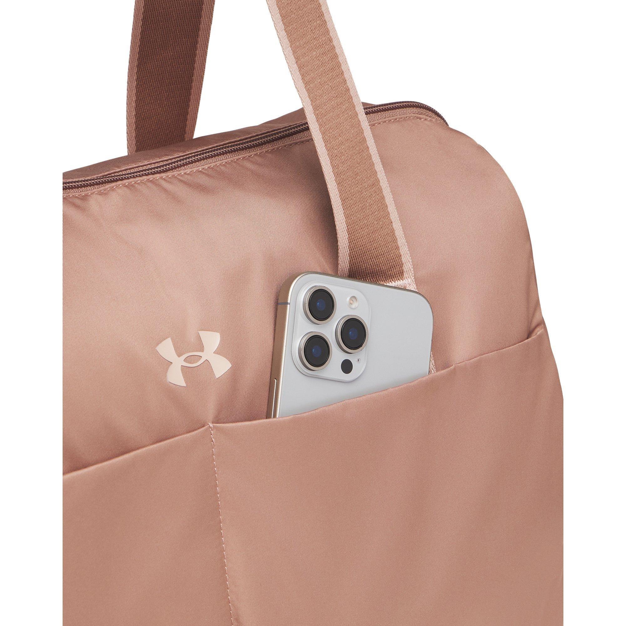 Almond/Pink - Under Armour - Women's Studio Lite Duff Holdall - 5