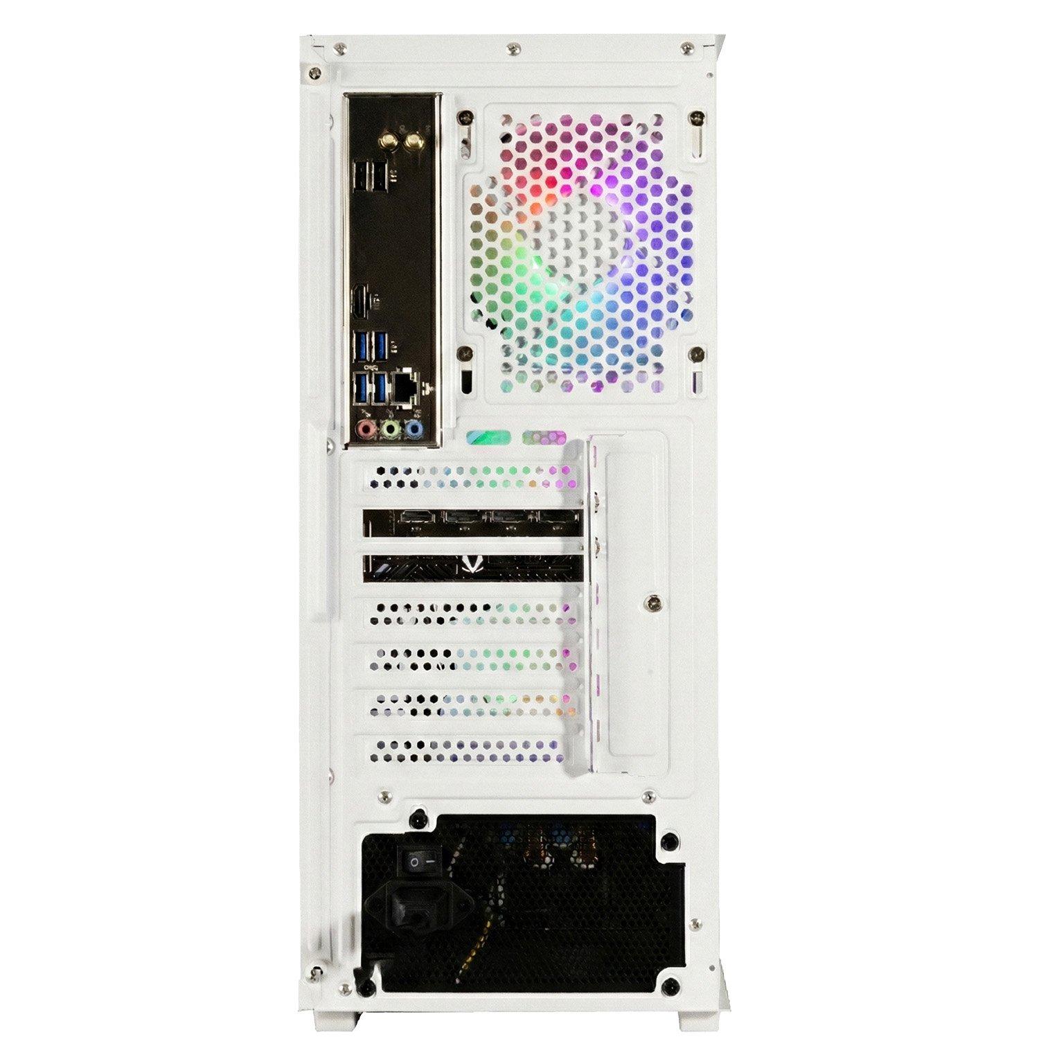 White - Entity - Entity Leviathan RTX 5060 Ti Gaming PC - Intel Core i5-14400F 16GB 1TB SSD - White - 8