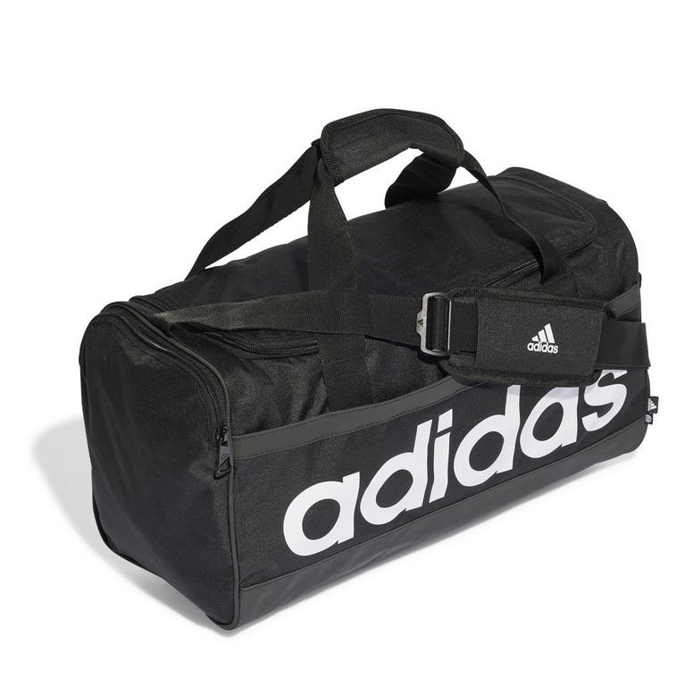 Noir/Blanc - adidas qntm - Essentials Linear Duffle Bag Medium - 3